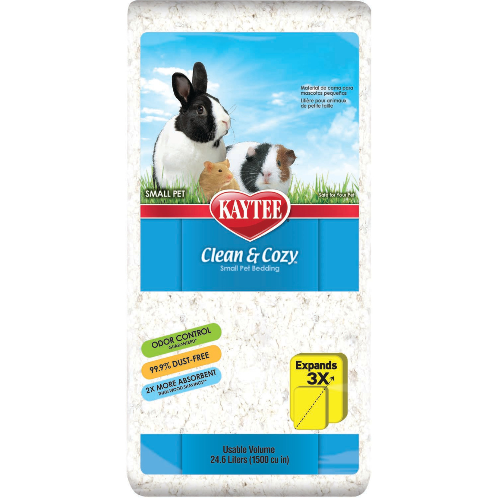 Kaytee Clean & Cozy White Small Pet Animal Paper Bedding