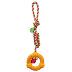 Trixie 'CLEARANCE' Playing Rope with Ring Dog Toy, 41cm