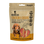 Rosewood Natural Eats Chicken & Cheese Bacon Shaped Dog Treats, 100g