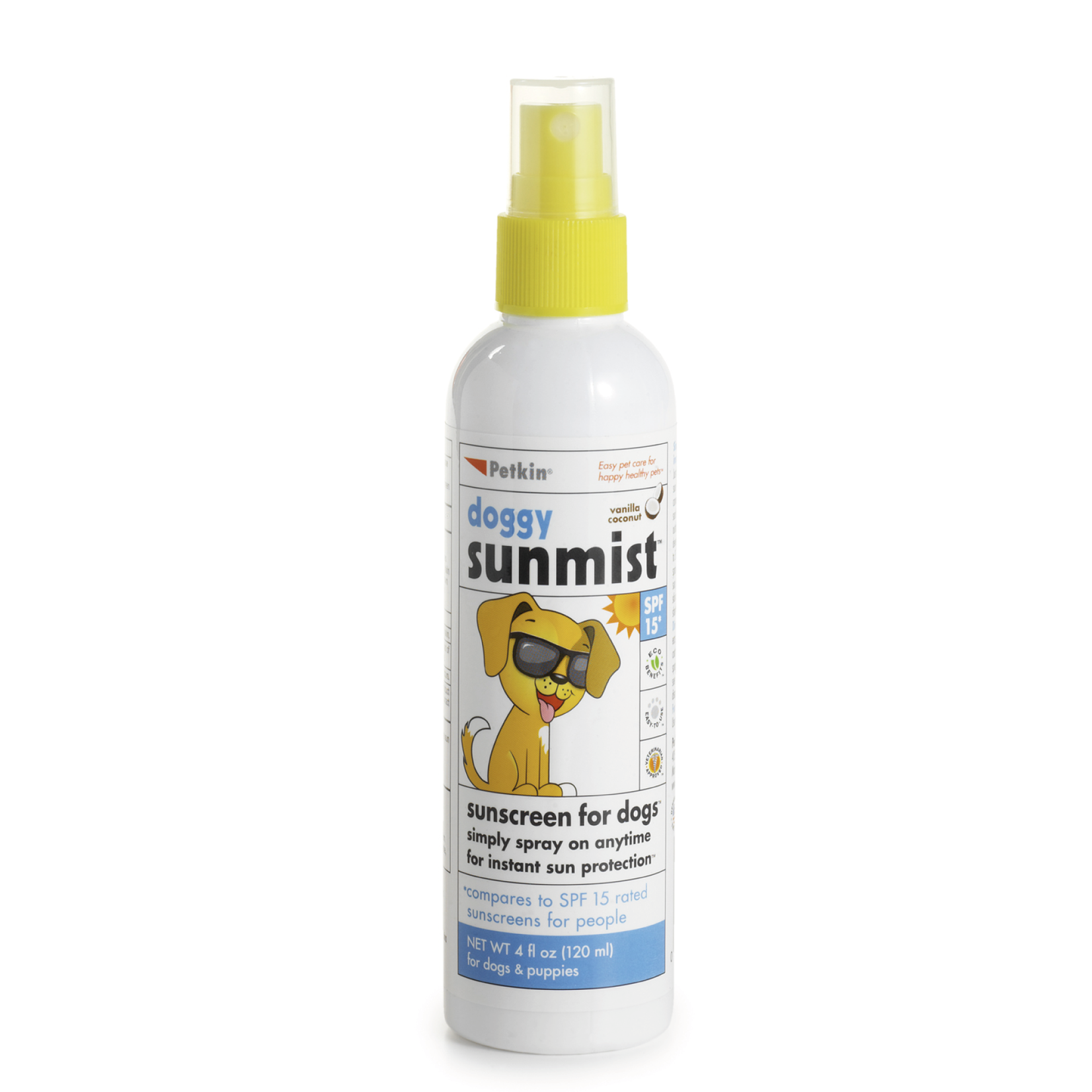 sharples Petkin Doggy Sunmist SPF 15 Sunscreen for Dogs, 120ml