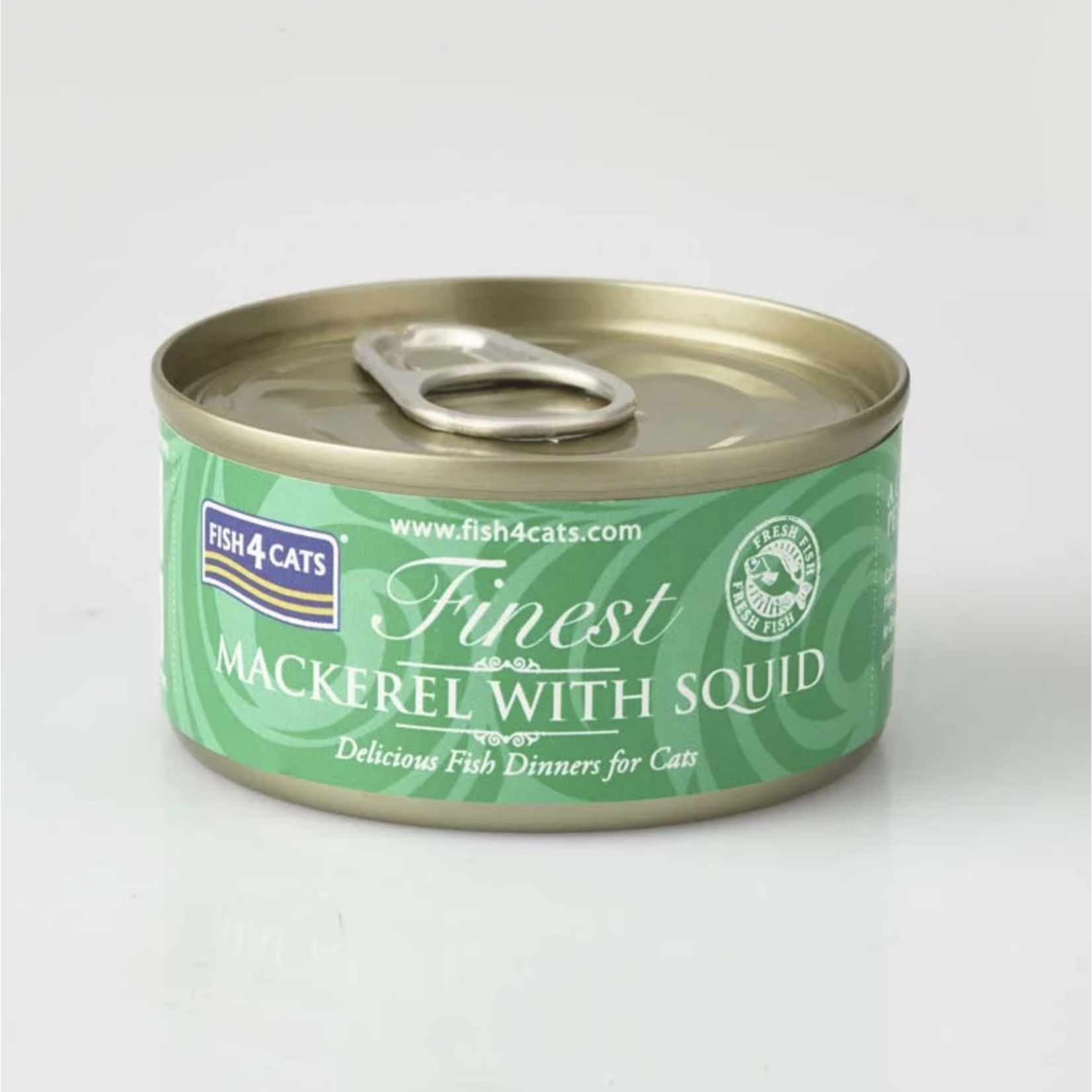 Fish4Cats Finest Mackerel with Squid Wet Cat Food, 70g can