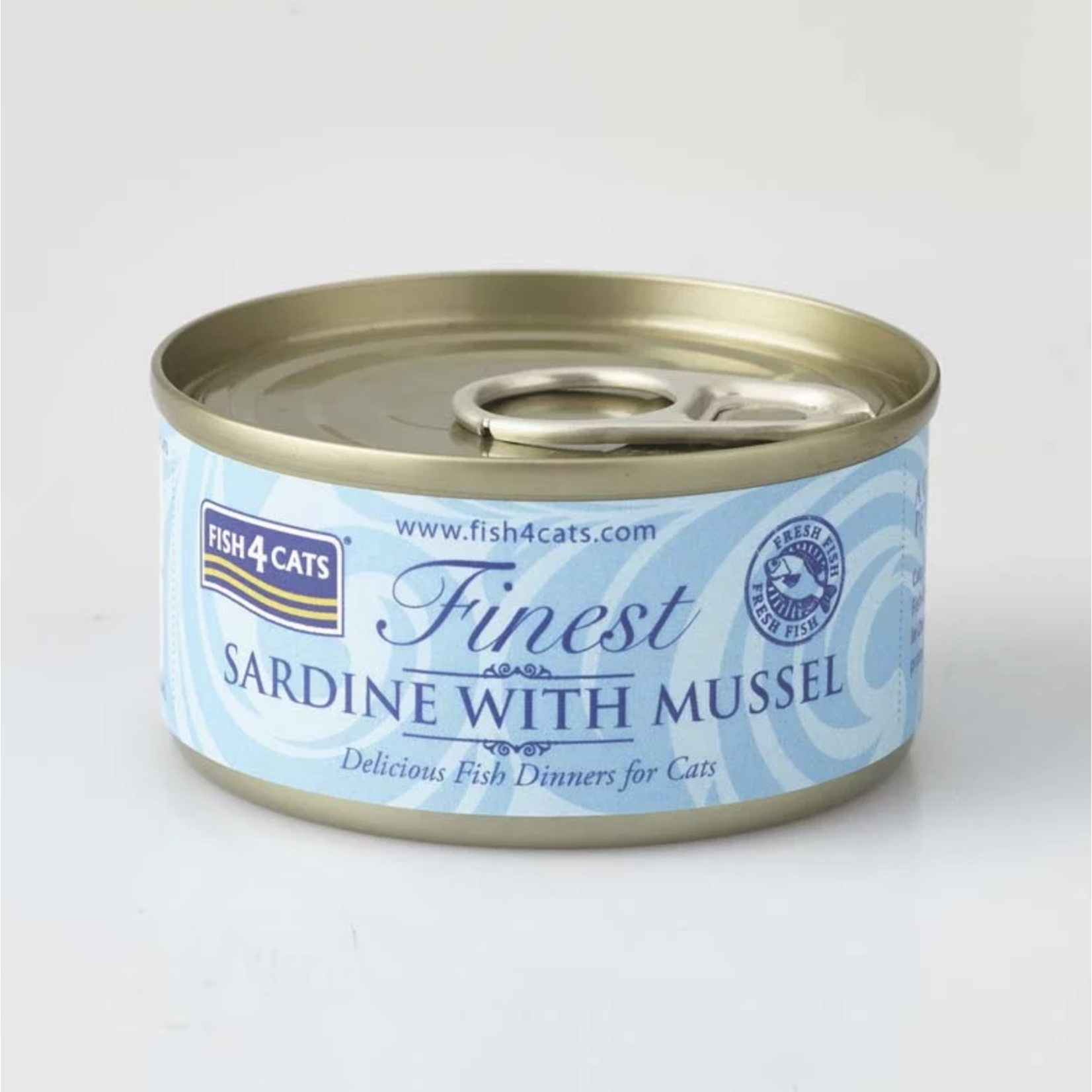 Fish4Cats Finest Sardine with Mussel Wet Cat Food, 70g can