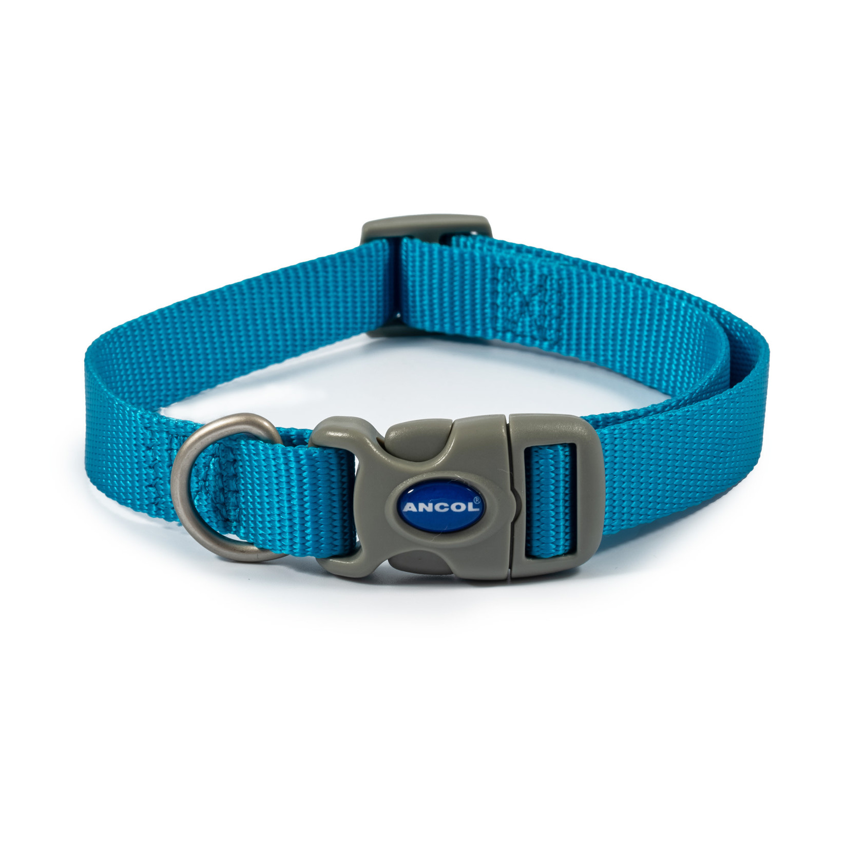 Ancol Viva Quick Fit Adjustable Poly-Weave Dog Collar, Blue