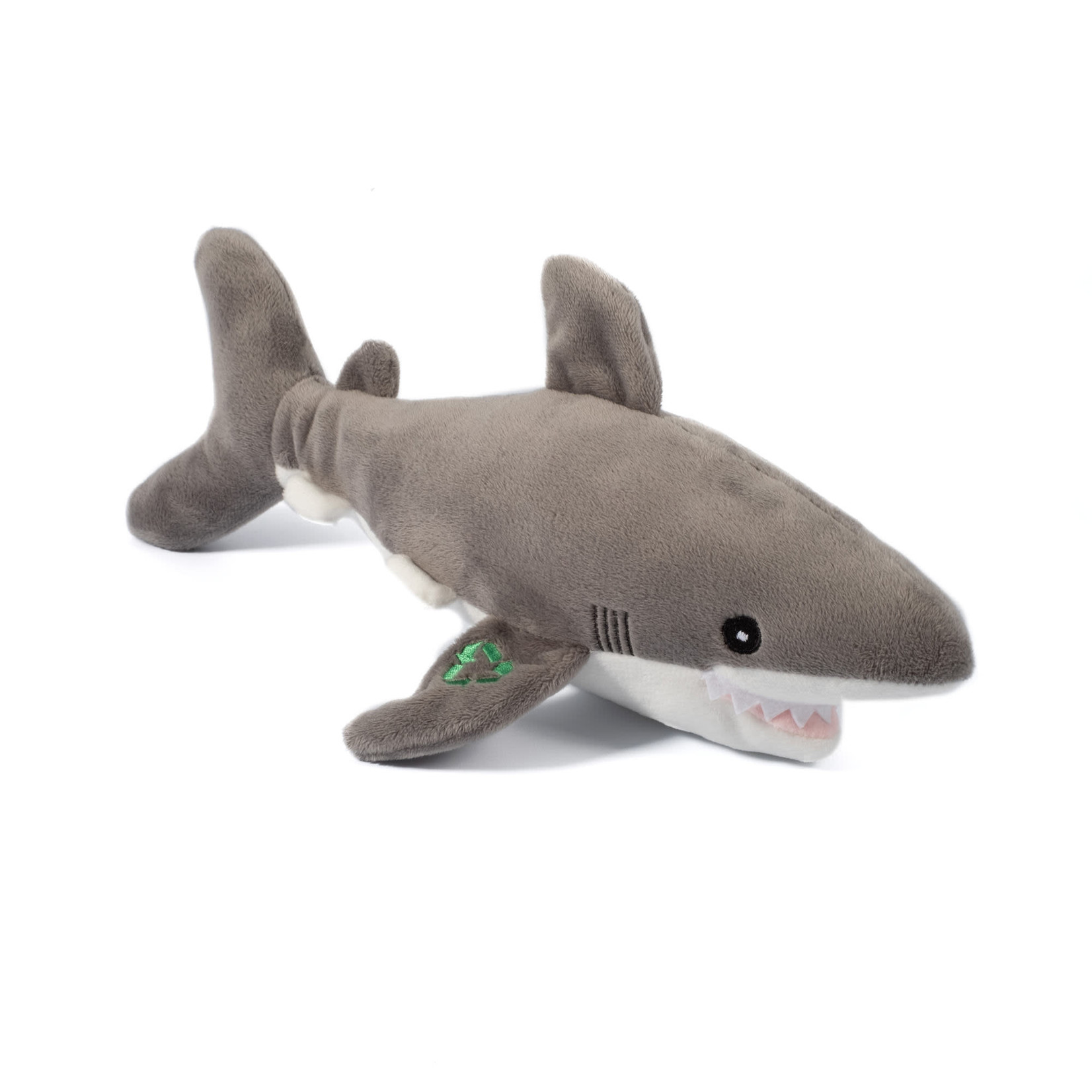 Ancol Pete the Shark Cuddly Dog Toy Made from Recycled Materials, 33cm