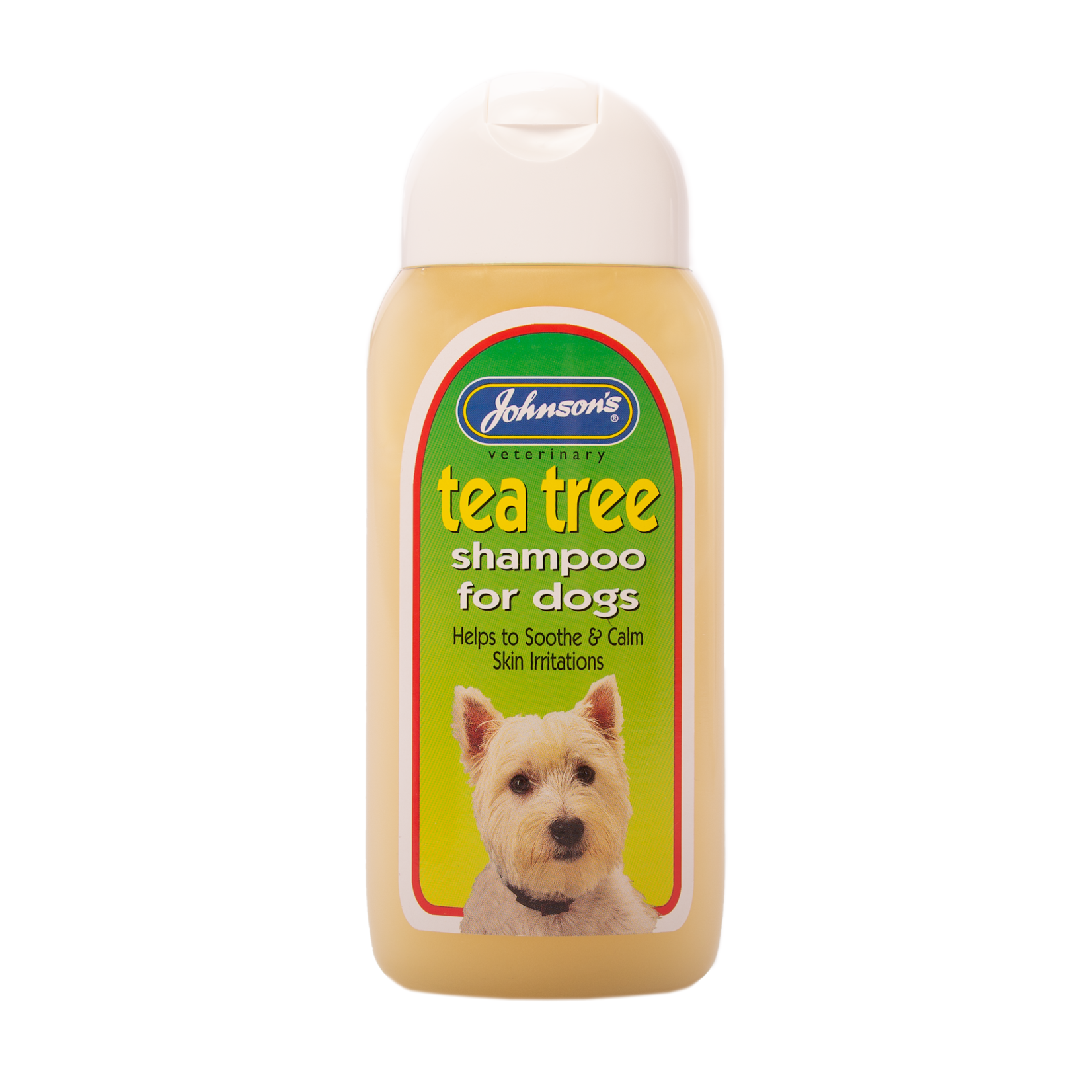 Johnson's Veterinary Tea Tree Dog Shampoo to calm irritation, 200ml