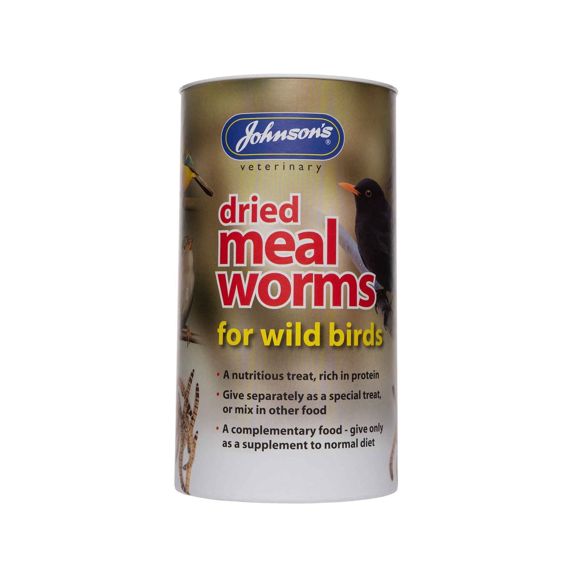 Dried Mealworms for Wild Birds 100g Pet Care By Post