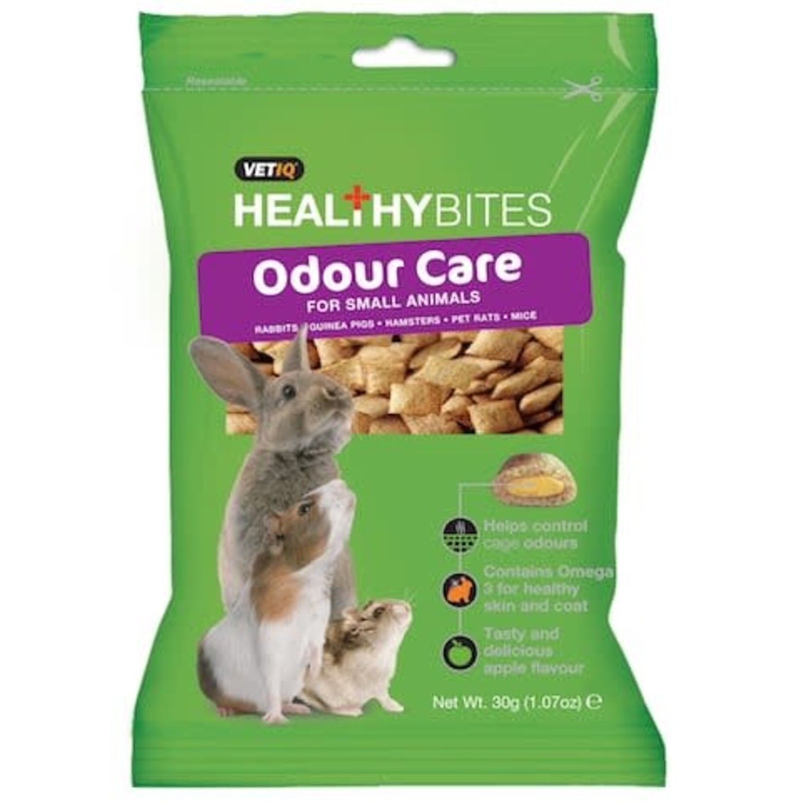 Mark & Chappell VetIQ VetIQ Healthy Bites Odour Care for Small Animals, 30g