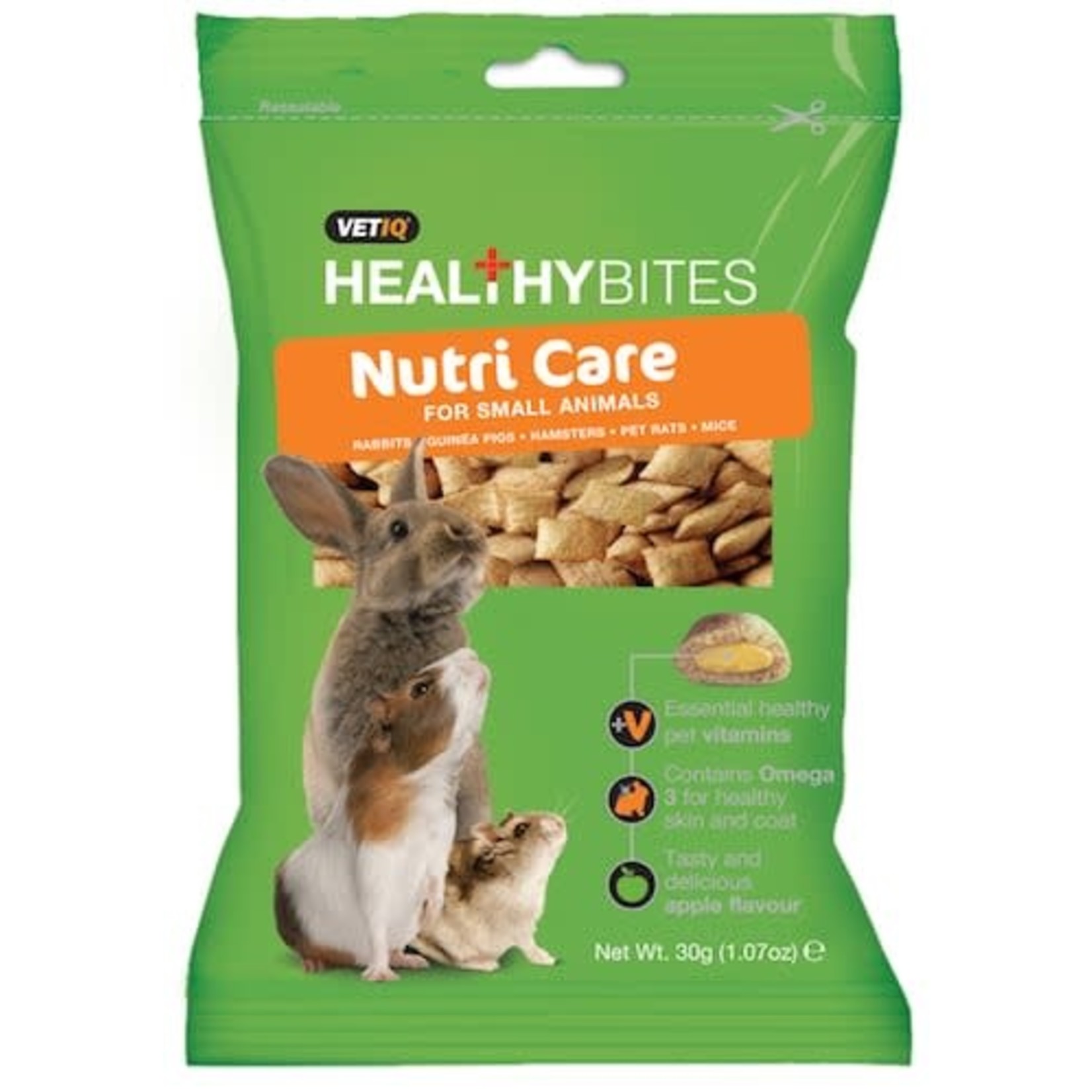 Mark & Chappell VetIQ VetIQ Healthy Bites Nutri Care for Small Animals, 30g