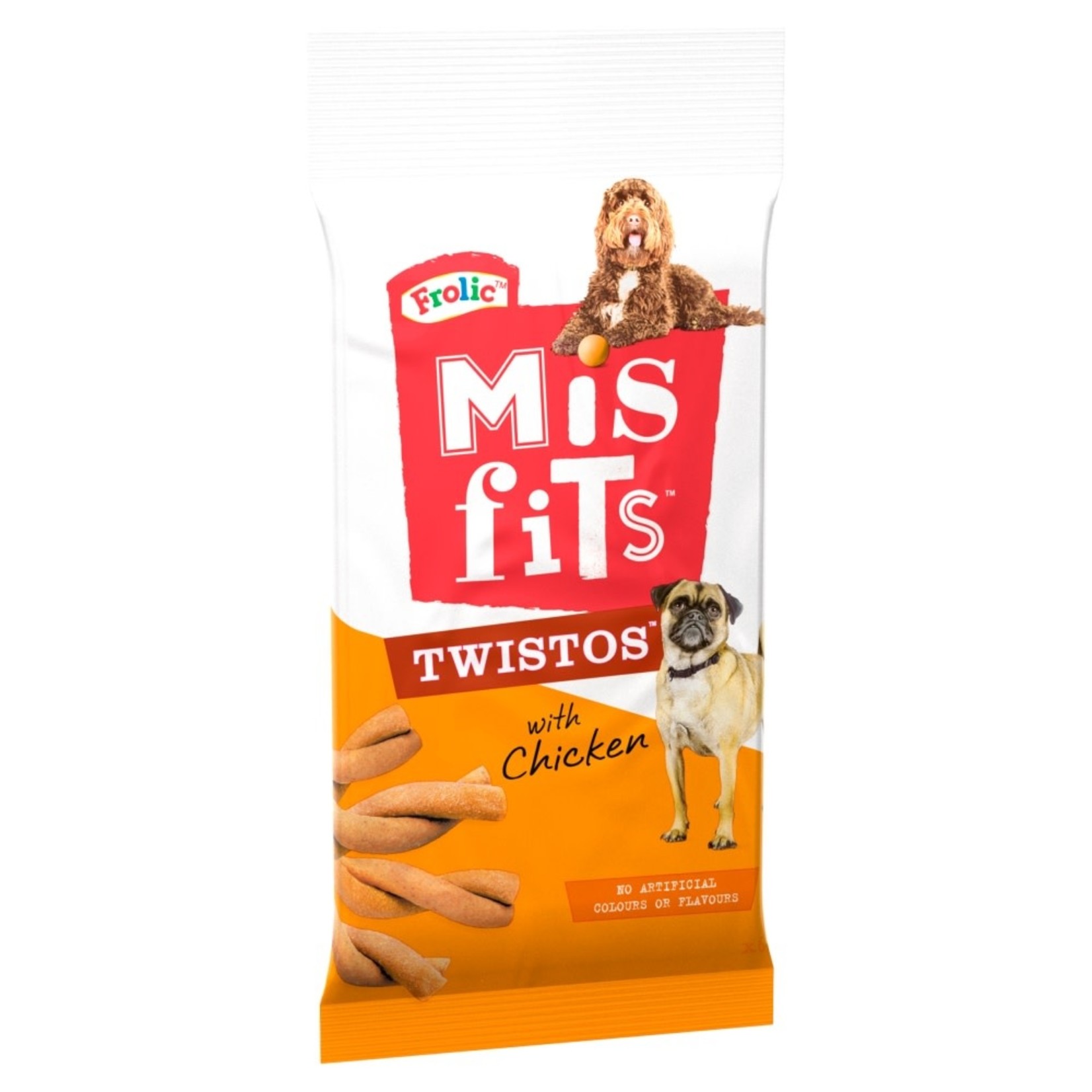 Pedigree Misfits Twistos Dog Treats with Chicken, 105g