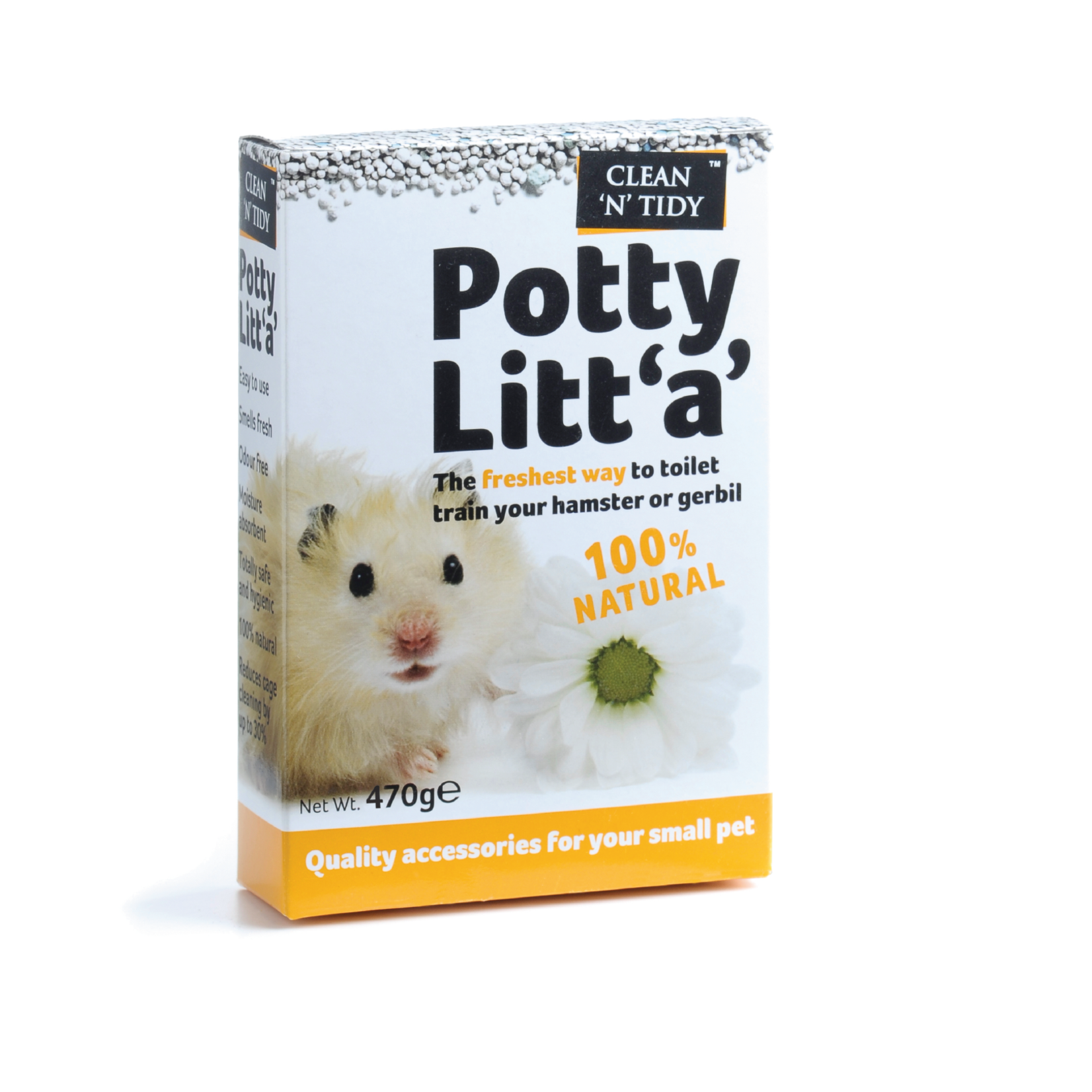 sharples Clean & Tidy Potty Litt 'a' for Hamsters & Gerbils, 470g