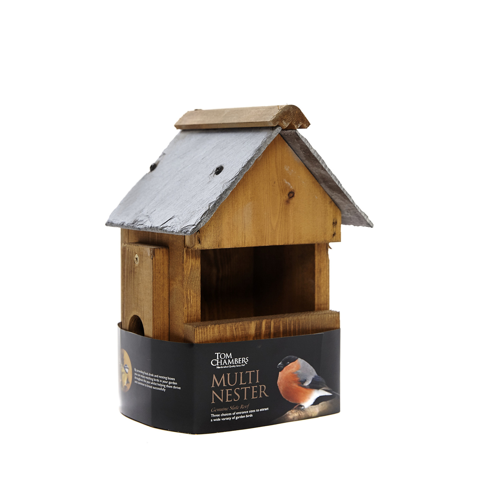 Tom Chambers Slate Roof Multi-Way Wild Bird Box (FSC)