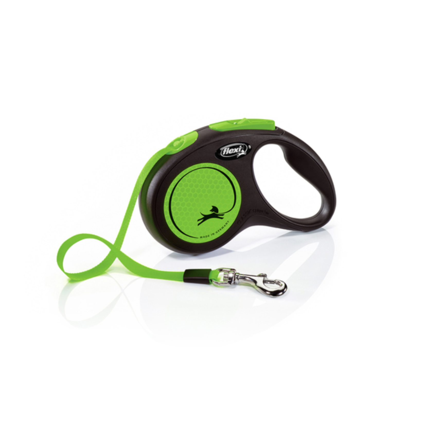 Flexi Extending Dog Lead, Neon Reflect, Small, Tape 5m