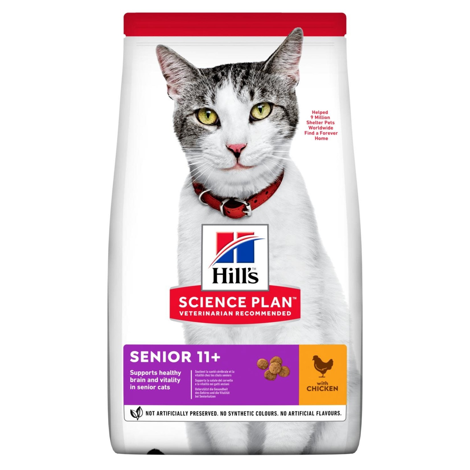 Hill's Science Plan Senior 11+ Cat Dry Food, Chicken