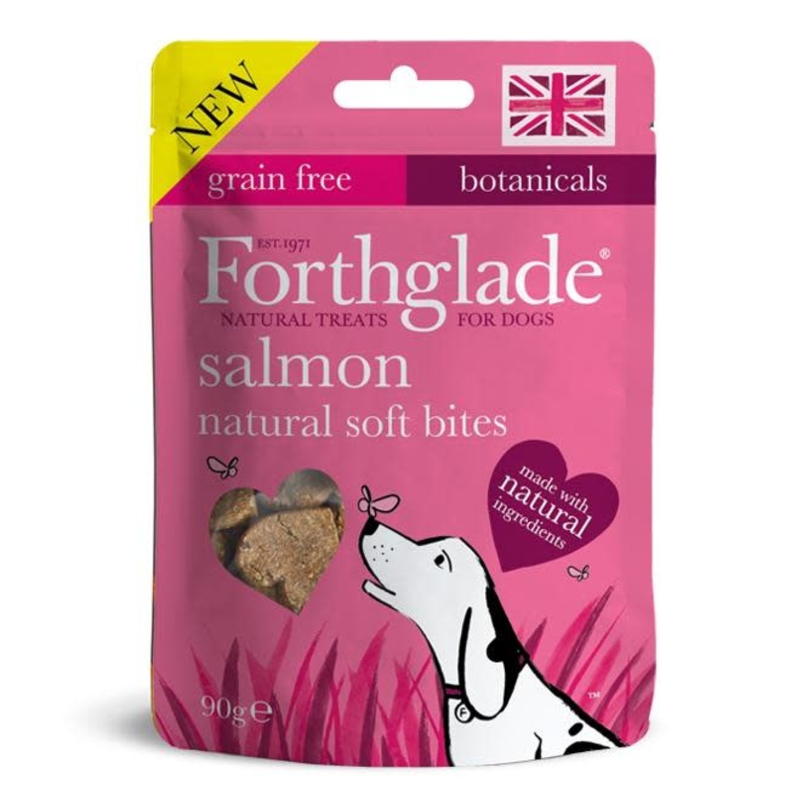 Forthglade Natural Soft Bites Salmon Dog Treats, 90g