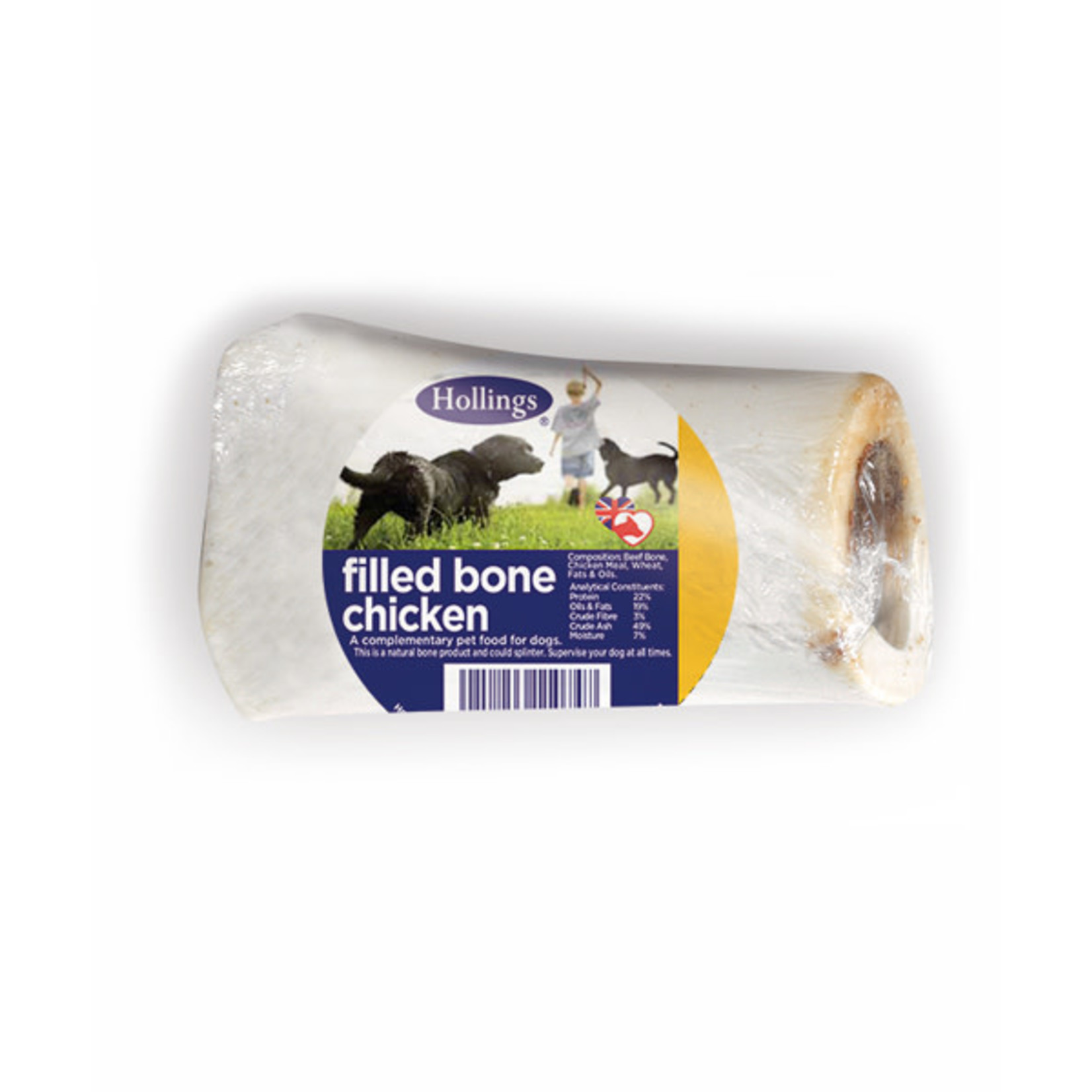 Hollings Filled Bone Chicken Dog Treat, 215g