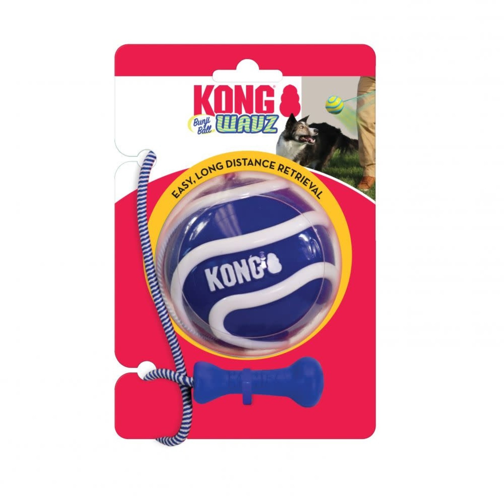 KONG Bunjiball Retrieval Dog Toy, Large