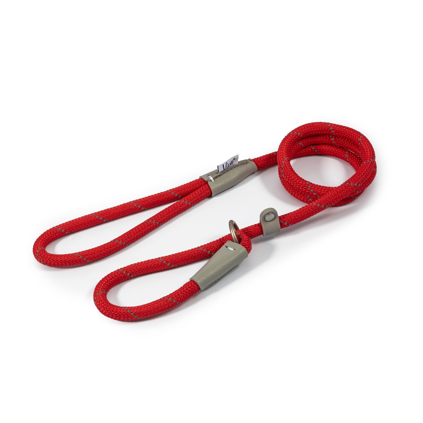 Ancol Viva Reflective Rope Slip Dog Lead, 120 x 1cm