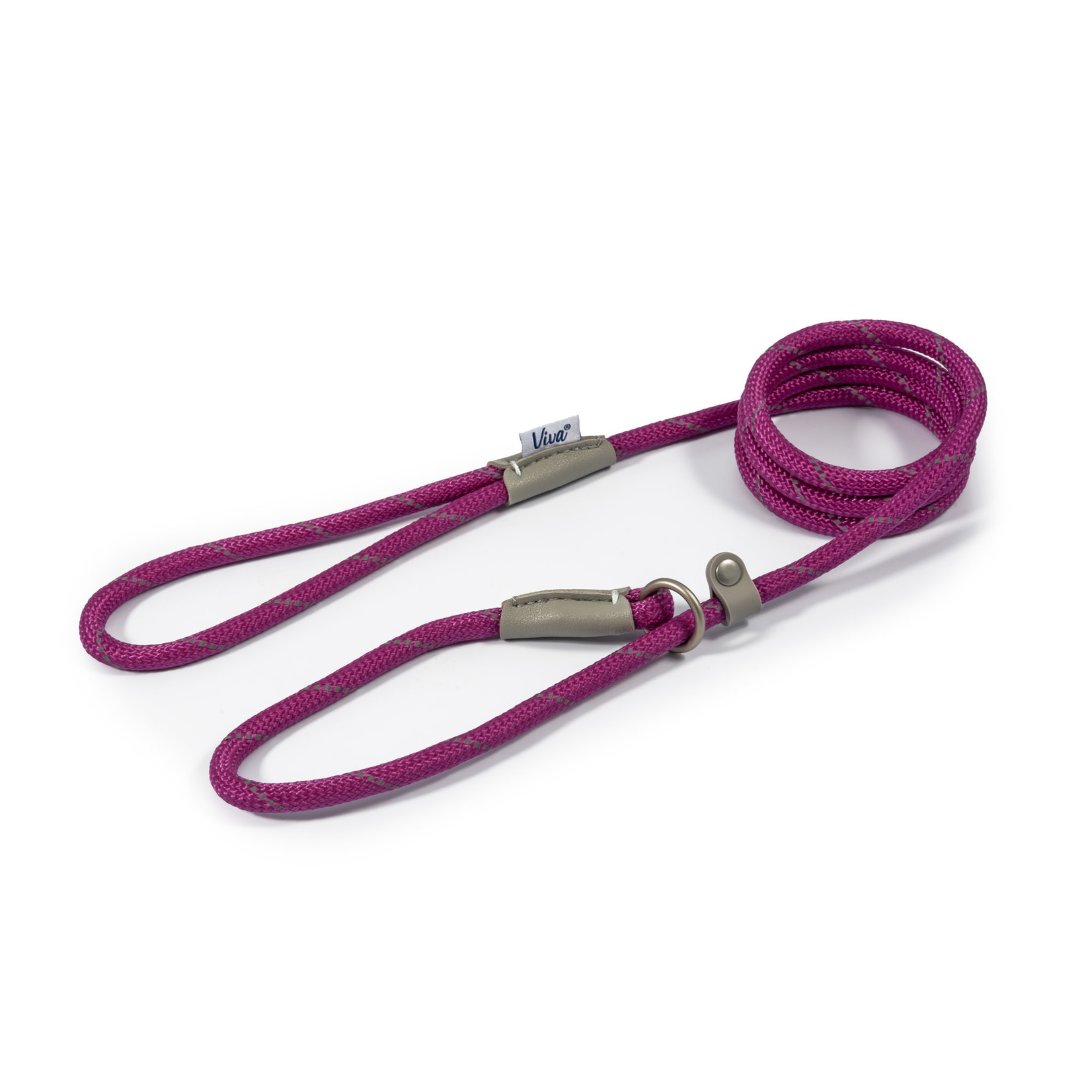 Ancol Viva Reflective Rope Slip Dog Lead, 150 x 0.8cm