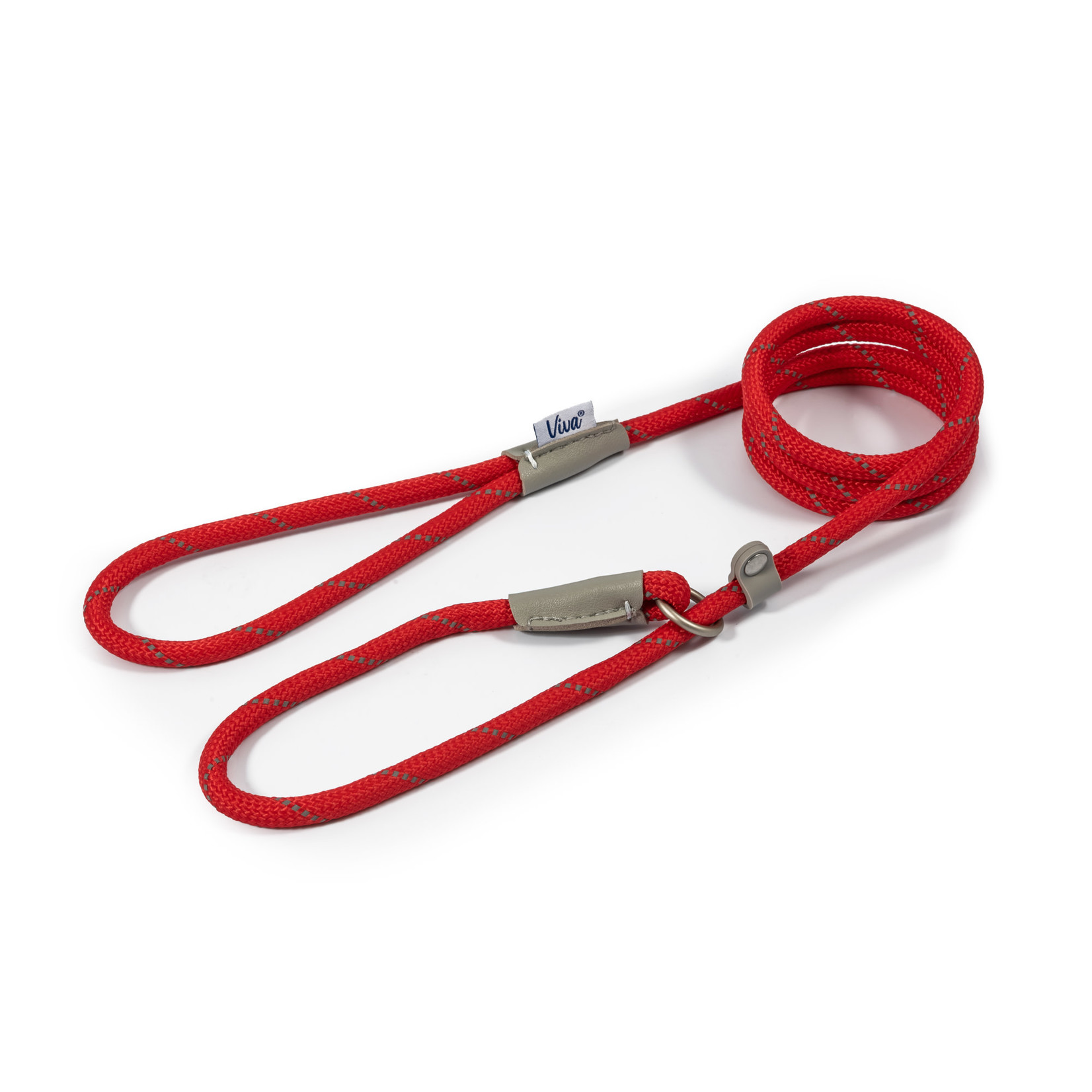 Ancol Viva Reflective Rope Slip Dog Lead, 150 x 0.8cm