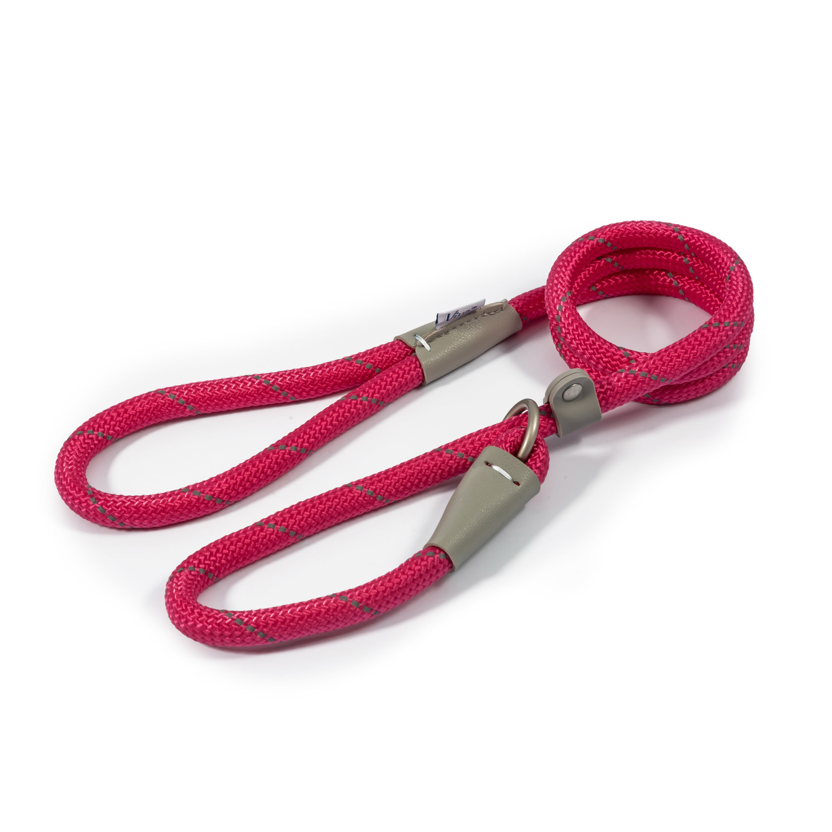 Ancol Viva Reflective Rope Slip Dog Lead, 150cm x 1.2cm