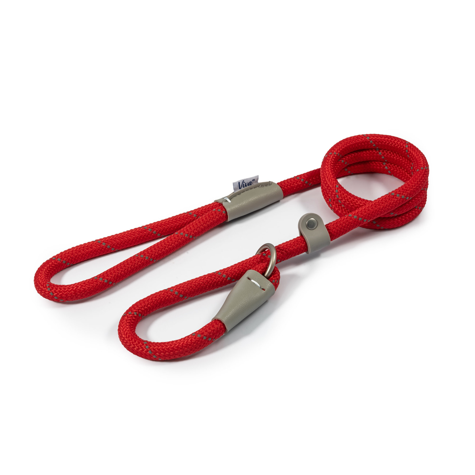 Ancol Viva Reflective Rope Slip Dog Lead, 120 x 1.2cm