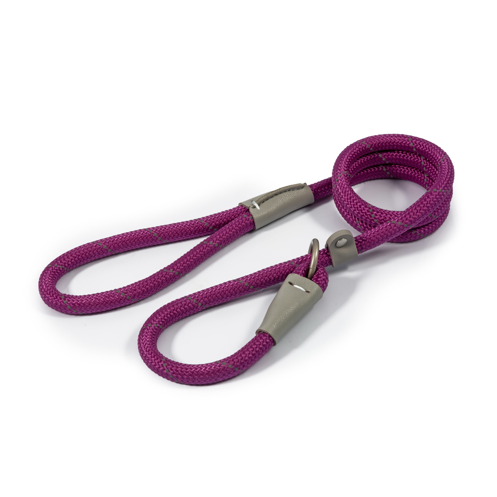 Ancol Viva Reflective Rope Slip Dog Lead, 120 x 1.2cm
