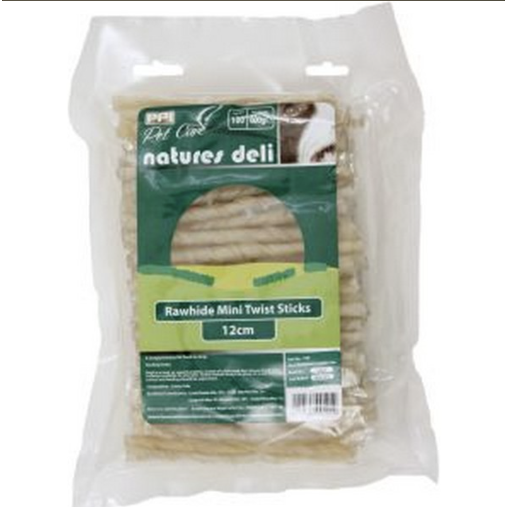 Rawhide Mini Twist Dog Chews, 12cm, 100 pack