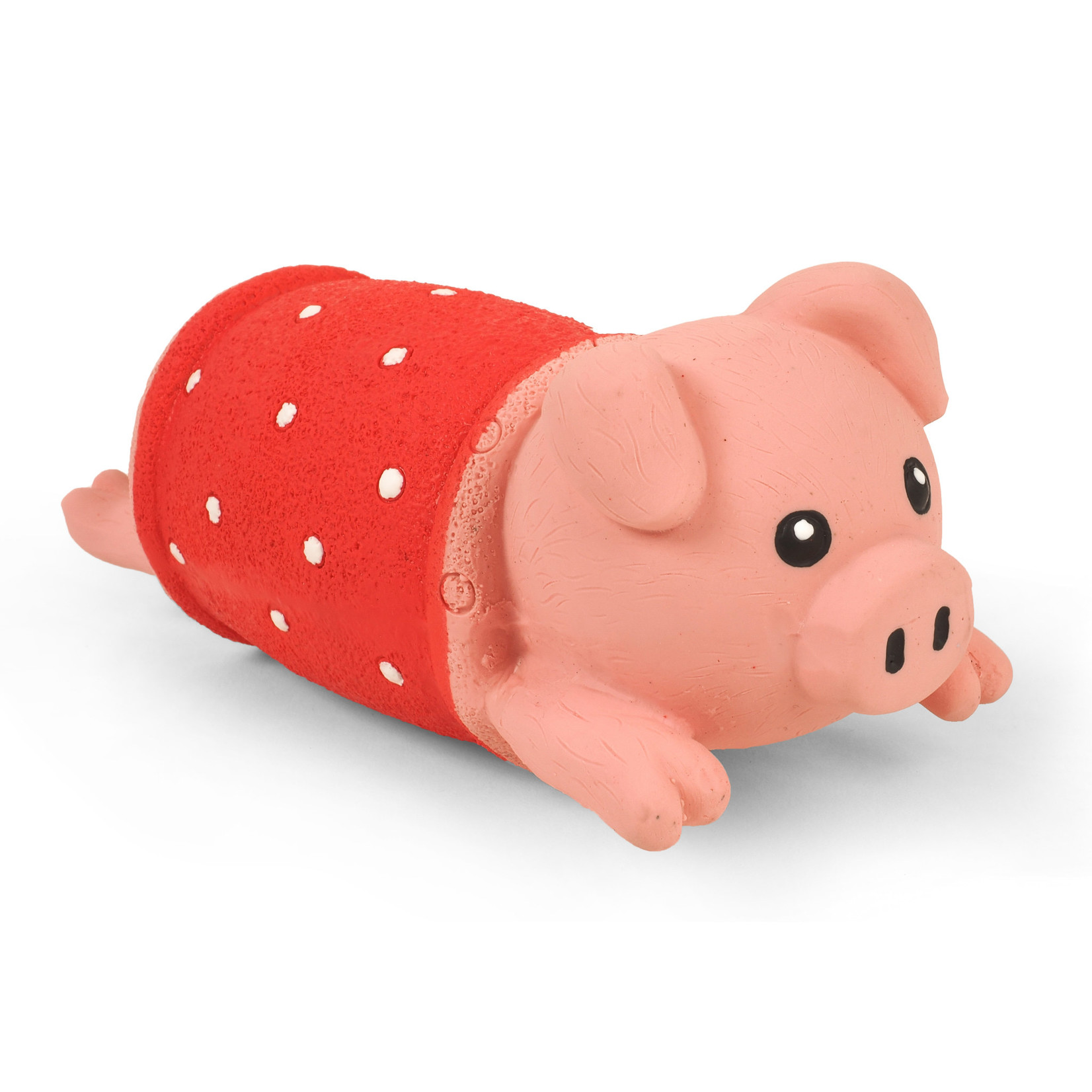 Zöon Christmas Latex Pig In Blanket PlayPal Dog Toy