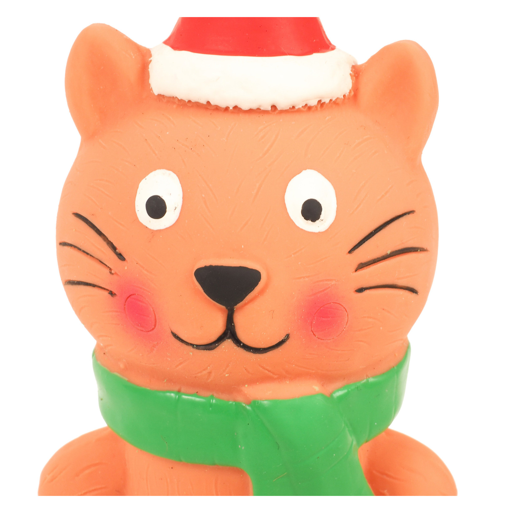 Zöon Christmas Latex Sausage Squeaker Dog Toy, Assorted