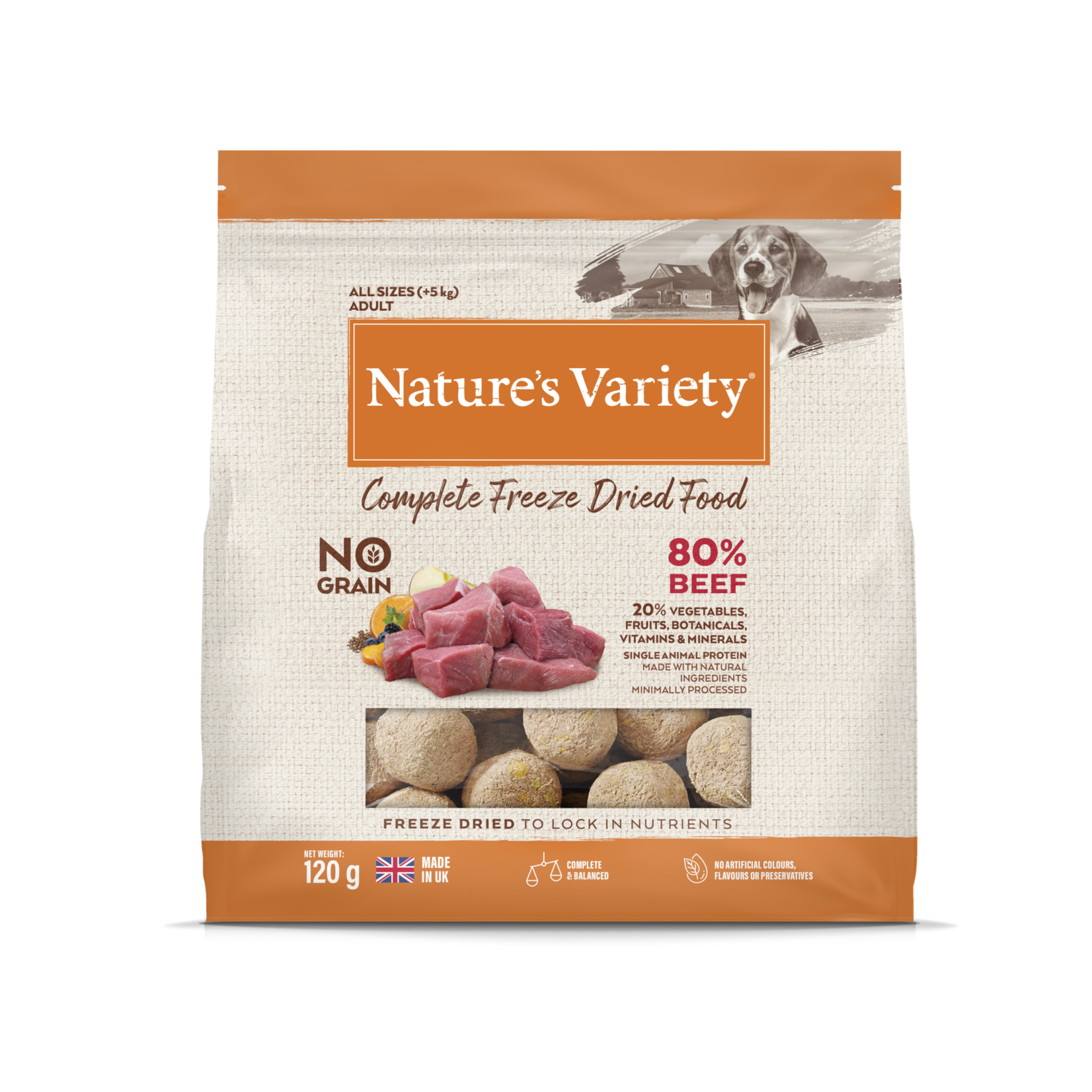 natures menu Nature's Variety Dog Complete Freeze-Dried Food Beef