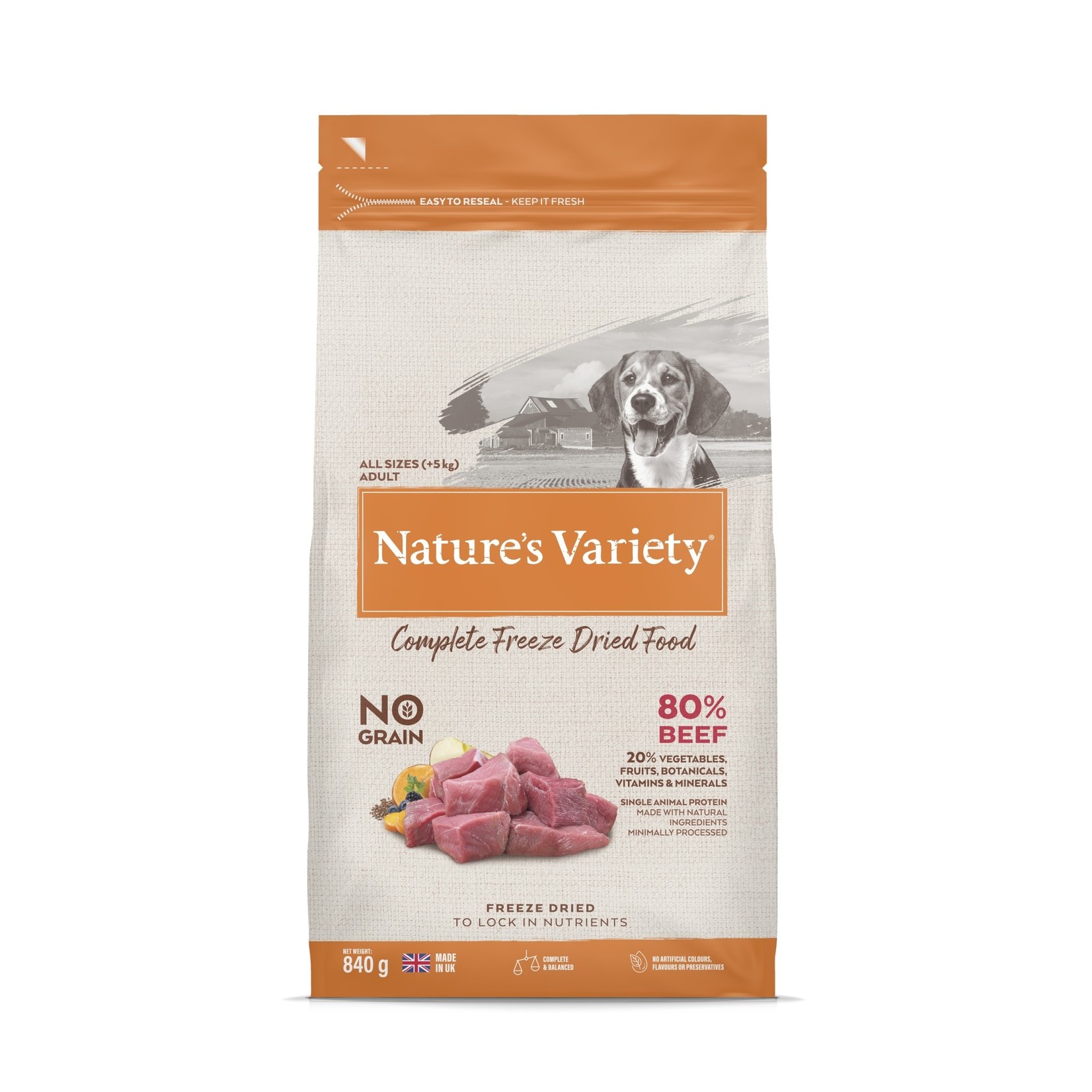 natures menu Nature's Variety Dog Complete Freeze-Dried Food Beef