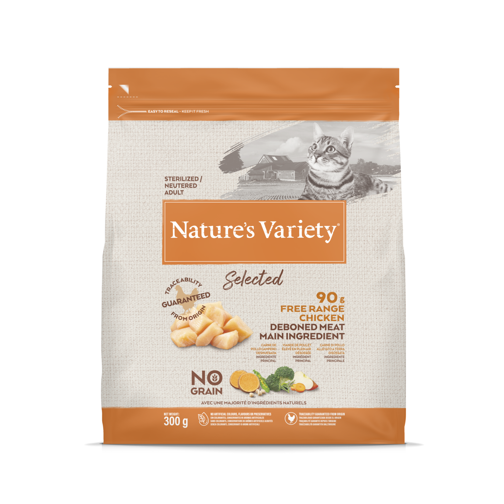 natures menu Nature's Variety Selected Cat Sterilised/Neutered Adult Food Free Range Chicken