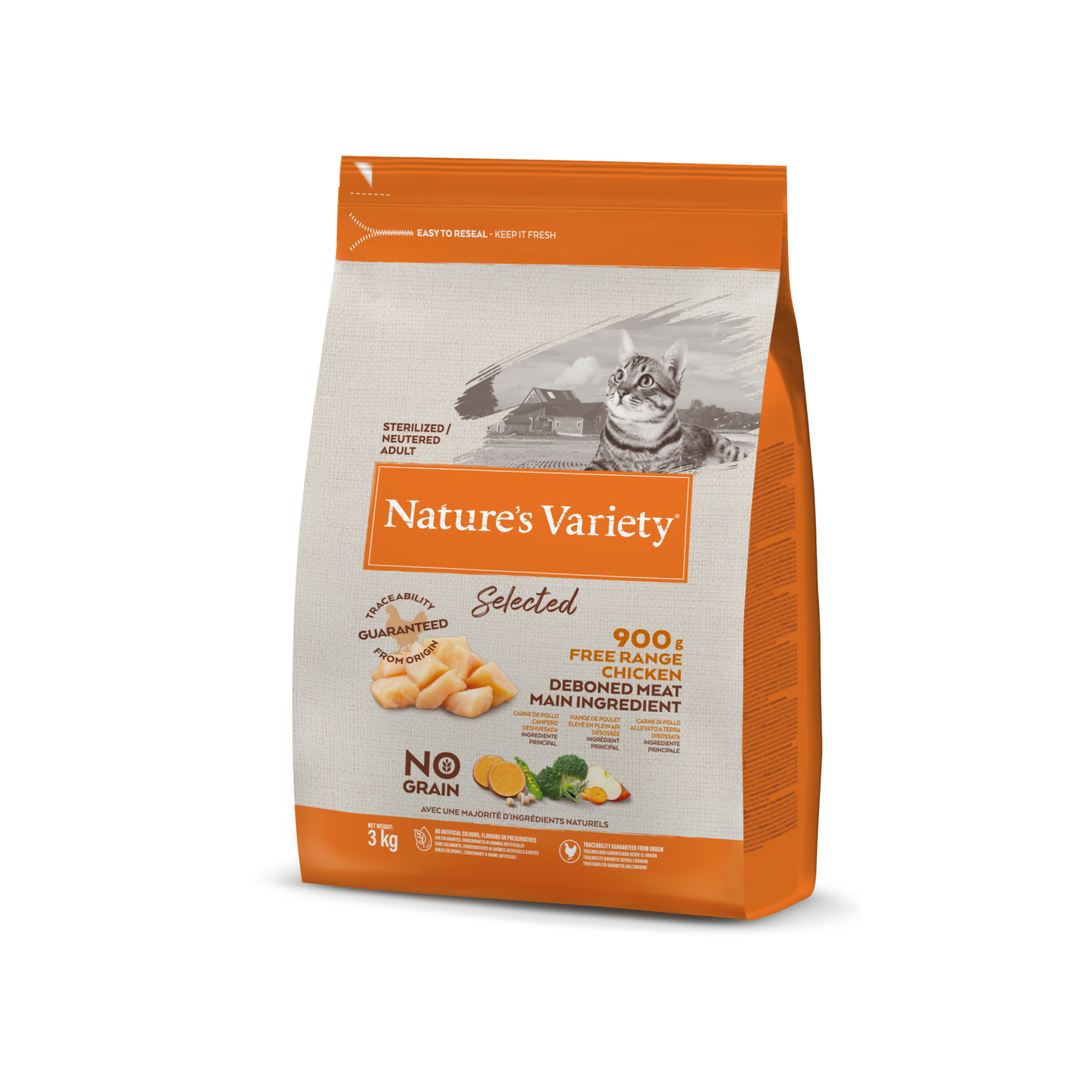 natures menu Nature's Variety Selected Cat Sterilised/Neutered Adult Food Free Range Chicken