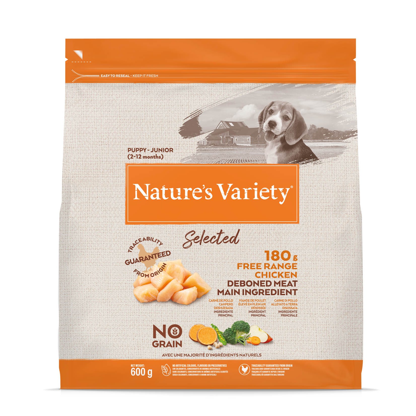 natures menu Nature's Variety Selected Dog Food Puppy Junior Free Range Chicken