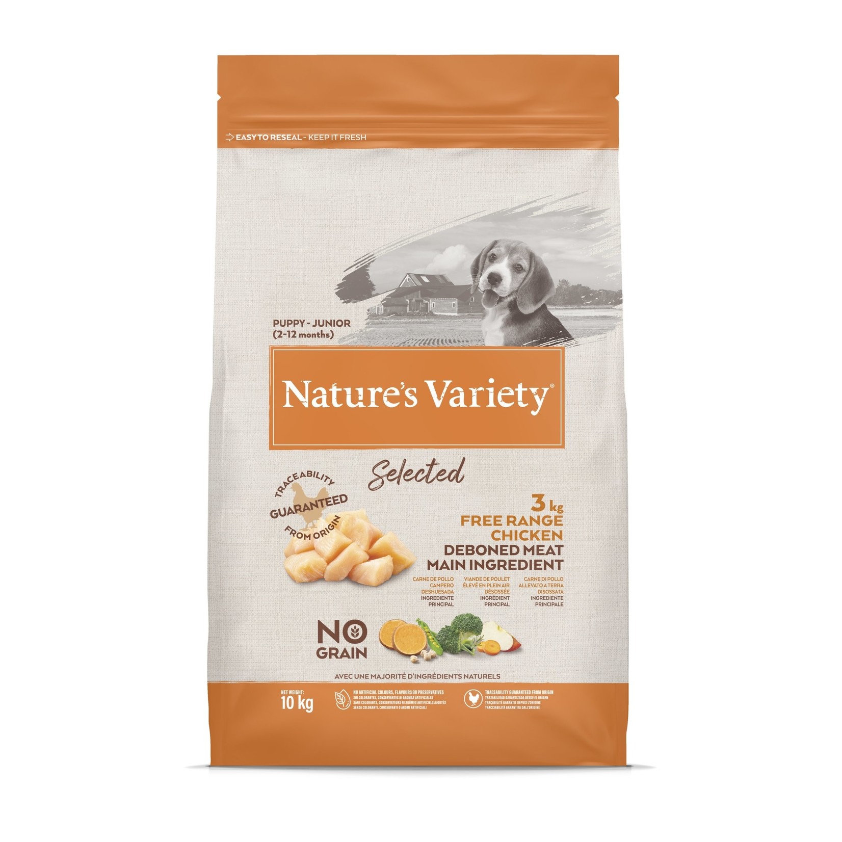 natures menu Nature's Variety Selected Dog Food Puppy Junior Free Range Chicken