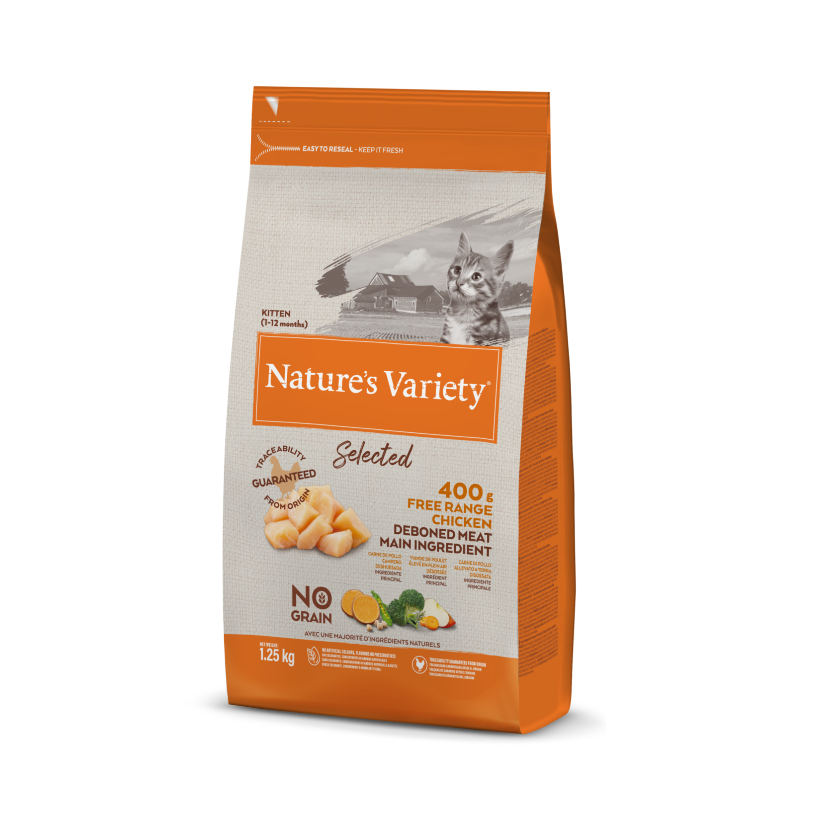 natures menu Nature's Variety Selected Kitten Food Grain Free Free Range Chicken