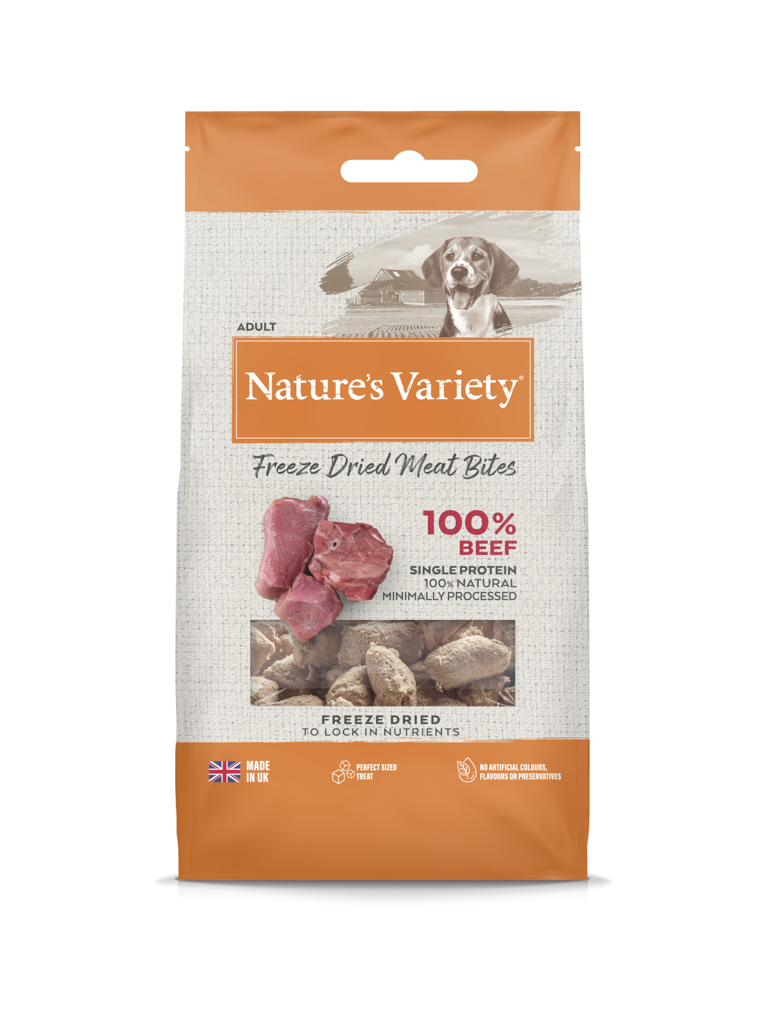 Nature's Variety Dog Food FreezeDried Meat Bites Beef, 20g Pet Care By Post
