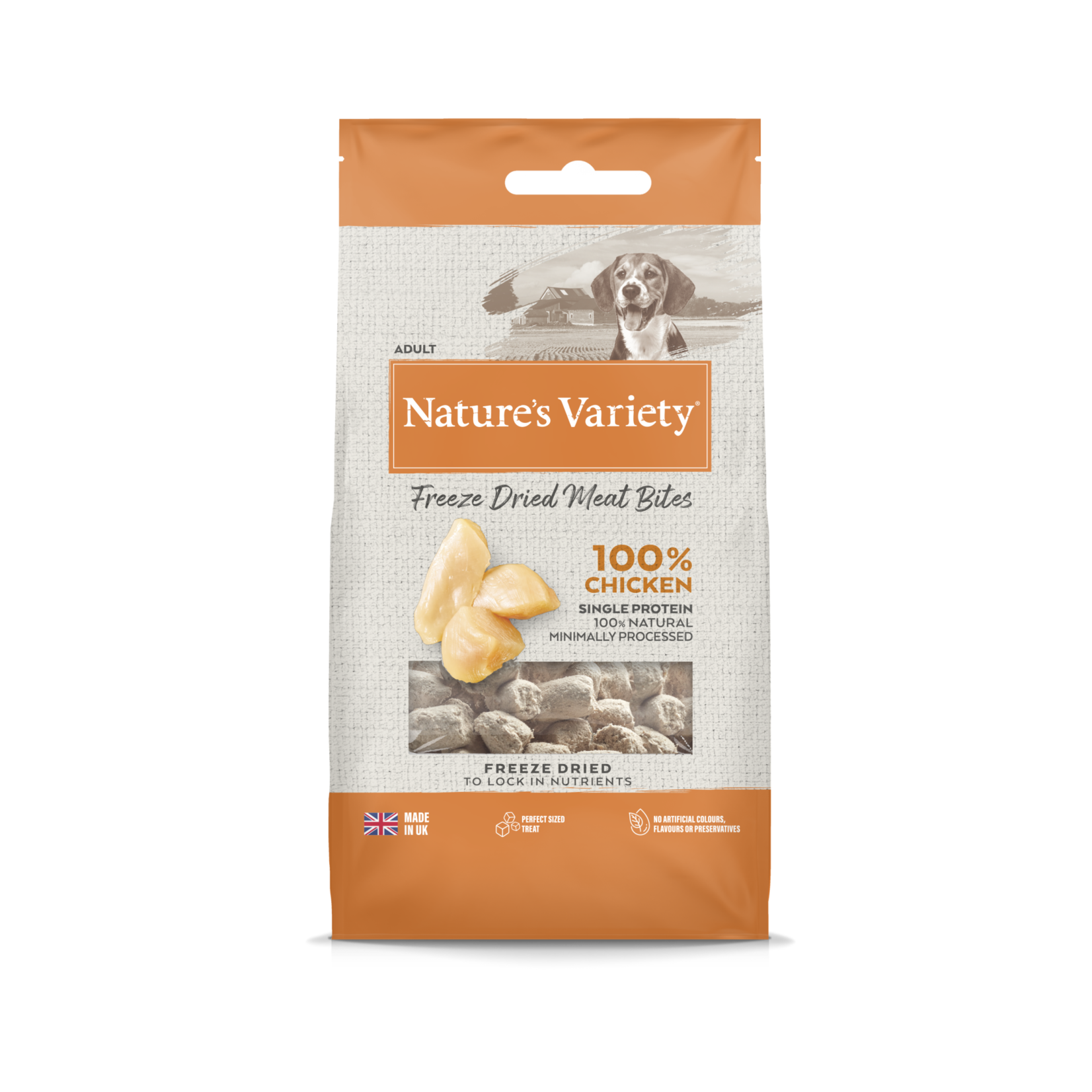 natures menu Nature's Variety Adult Dog & Puppy Food Freeze-Dried Meat Bites Chicken 20g