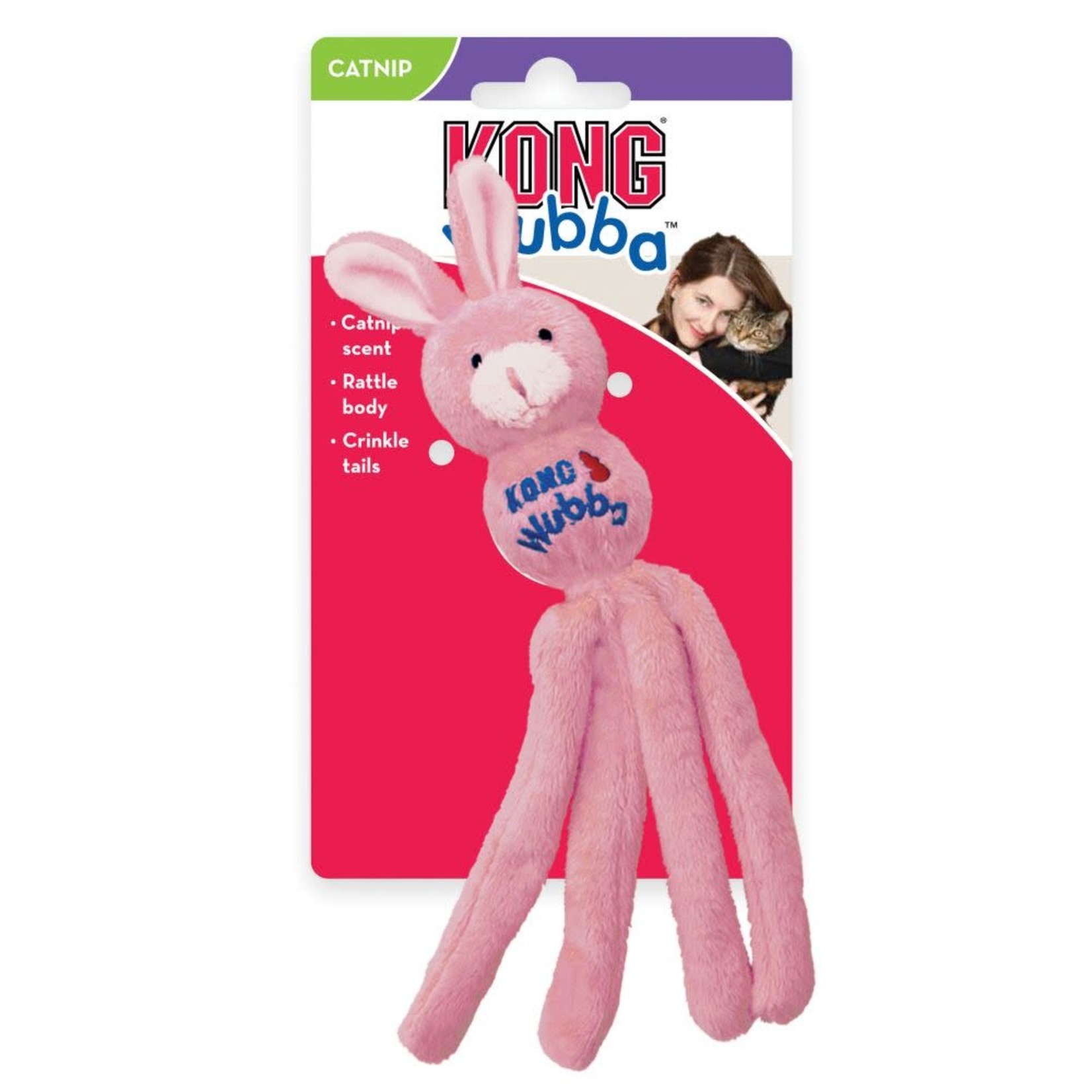 KONG Wubba Bunny Cat Toy