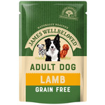 James Wellbeloved Adult Dog Wet Food Pouch Lamb & Rice, 150g