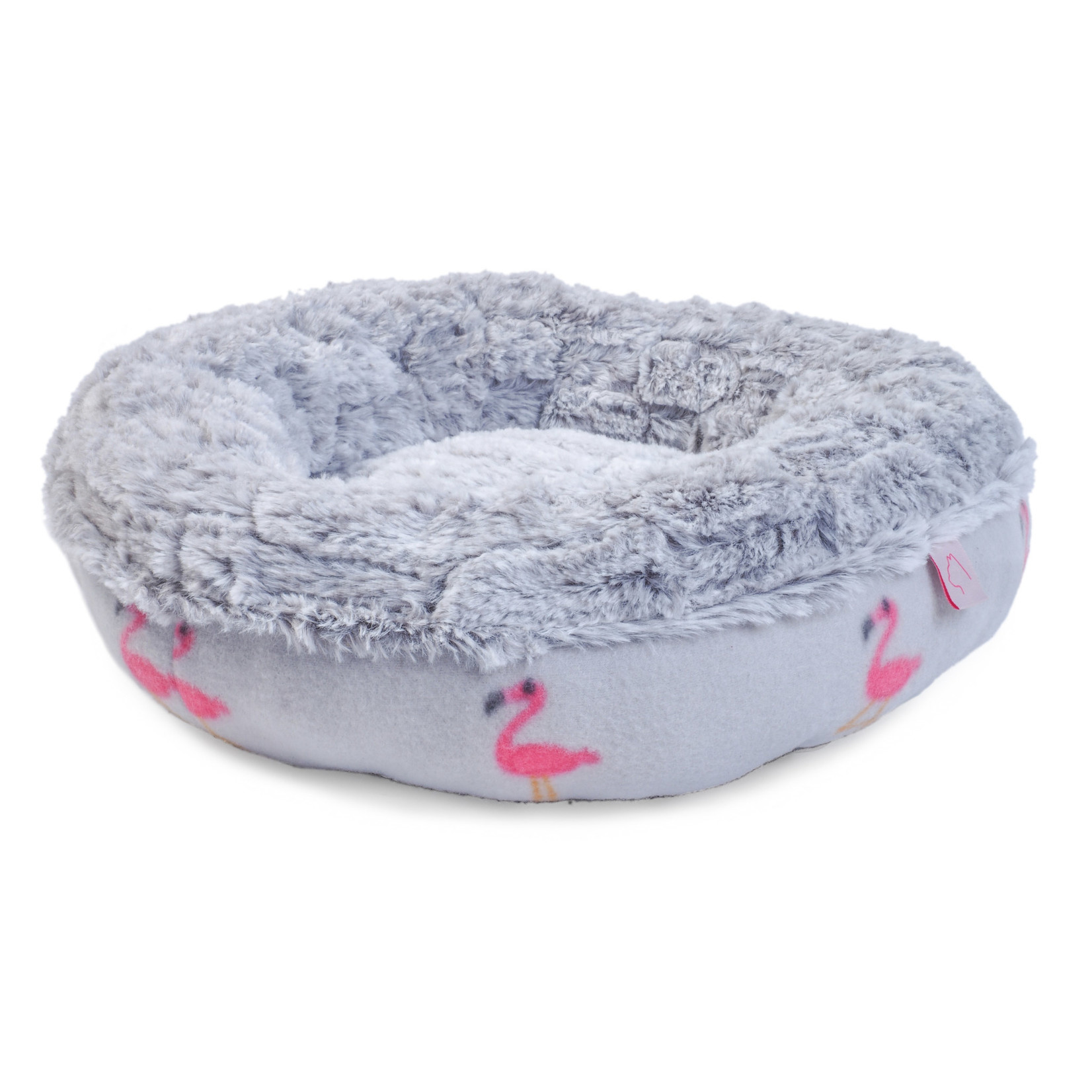 Zöon Floating Flamingo Doughnut Cat Bed, 45 x 45 x 12cm