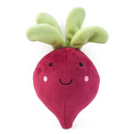 Zöon Veggie Beetroot Squeaky Plush Dog Toy