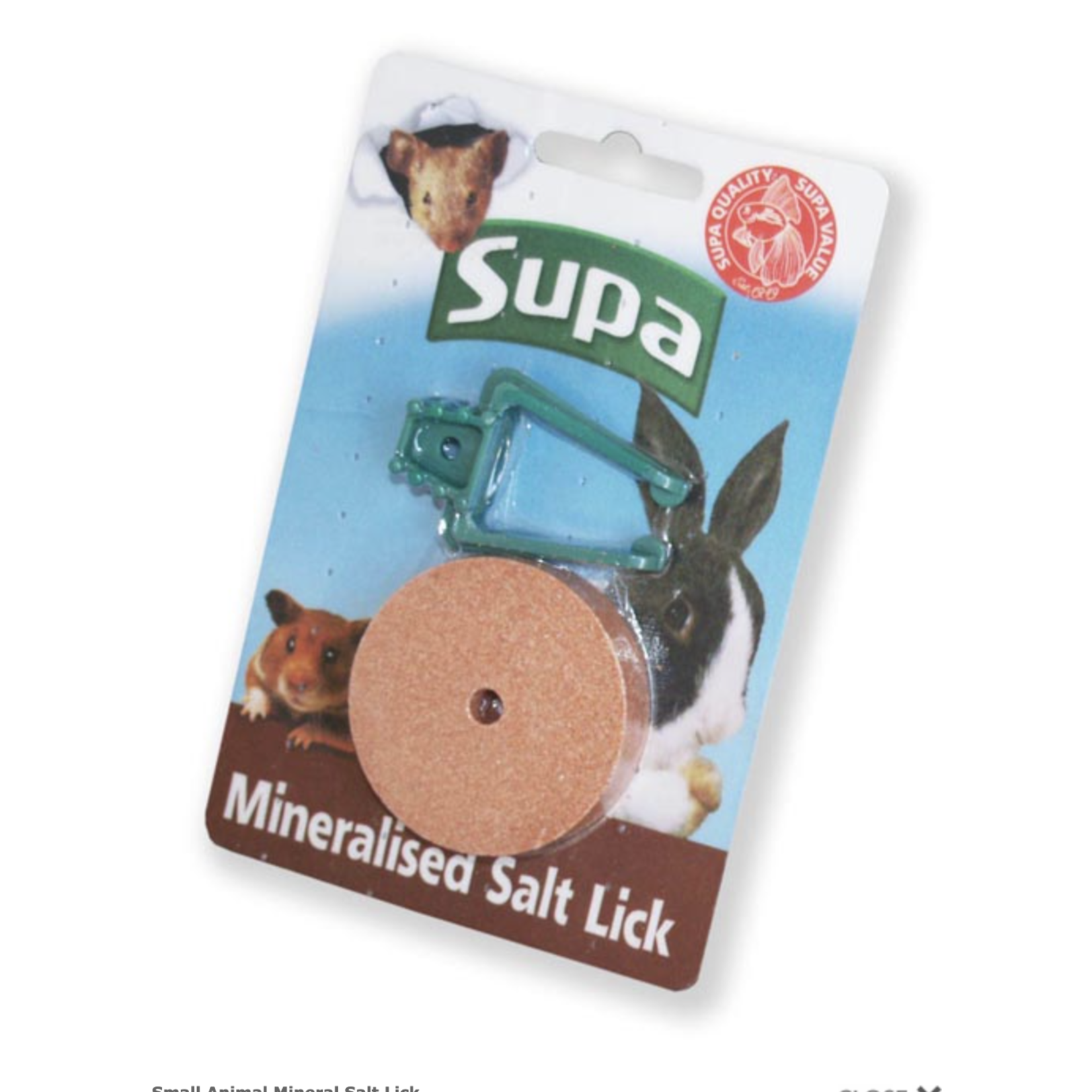 Supa Mineralised Small Animal Salt Lick