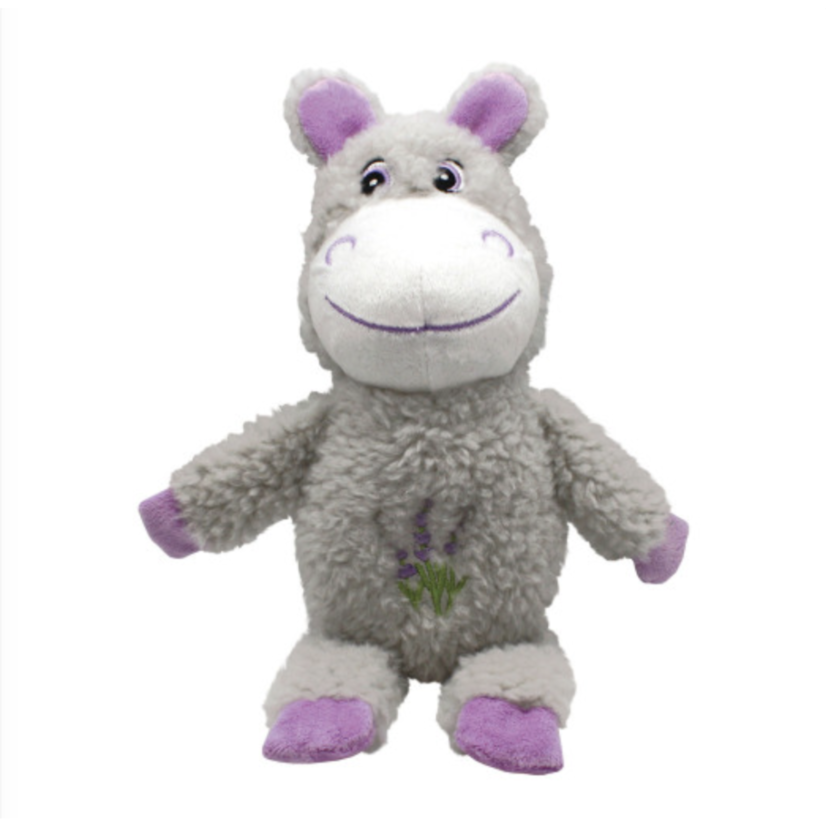 Happy Pet Lavender Bears Hippo Style Dog Toy