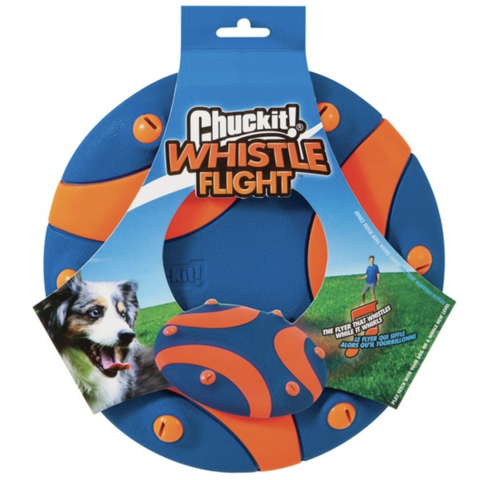 Chuckit! Whistle Flight Flyer Dog Toy