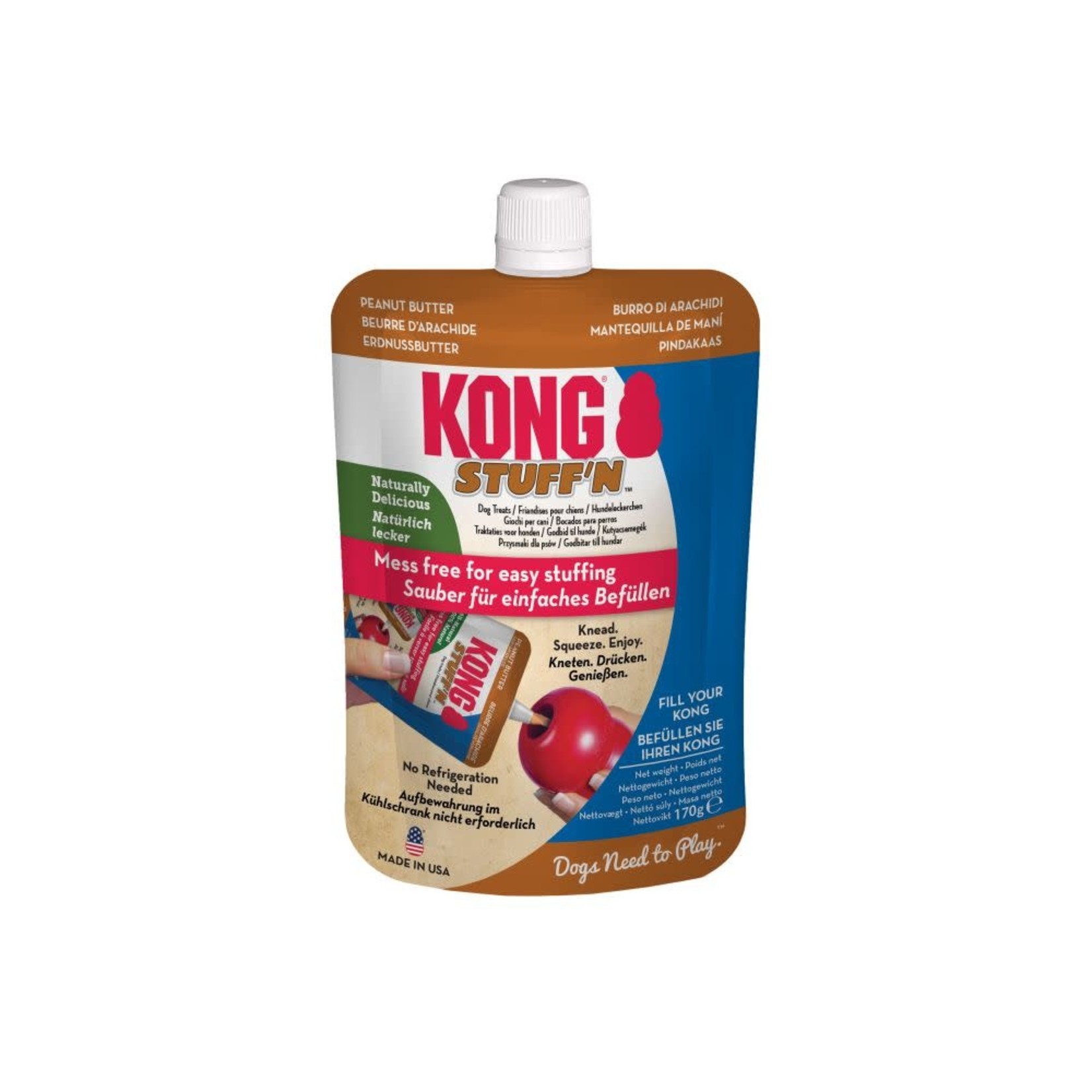 KONG Stuff'N All Natural Peanut Butter Dog Treat, 170g