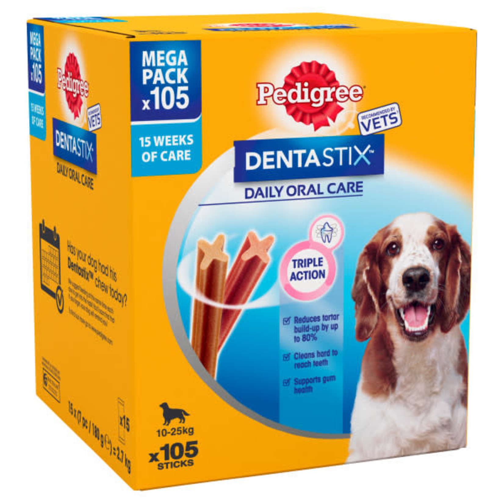 Pedigree Dentastix Daily Oral Care Dental Chews, Medium Dog 10 - 25kg