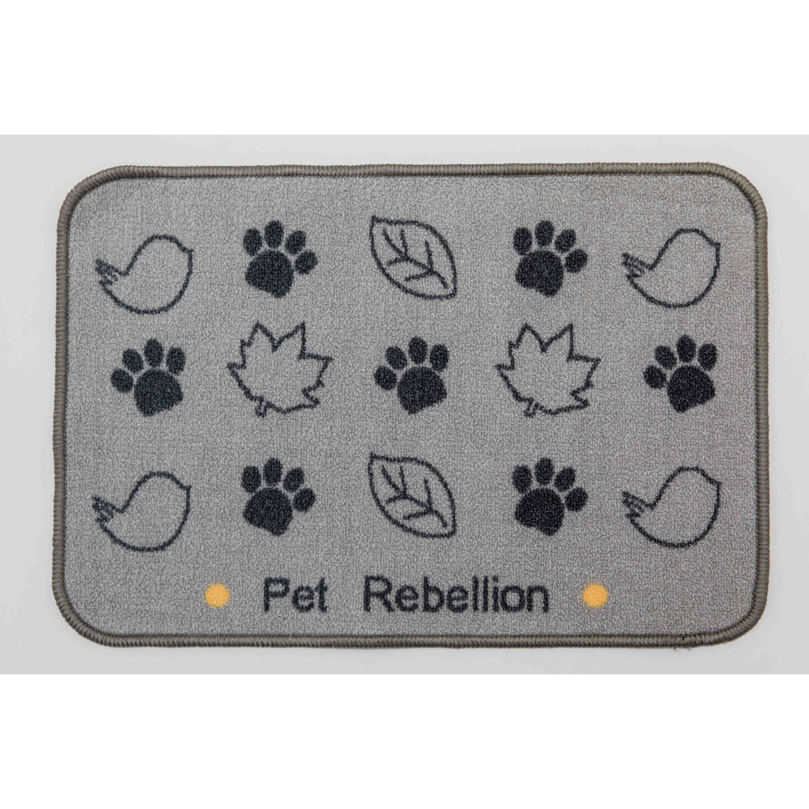 Pet Rebellion Dinner Mate Large Absorbent Pet Food Mat, Country Walk, 40x60cm