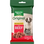 natures menu Real Meaty Mini Dog Treats, Beef, 60g