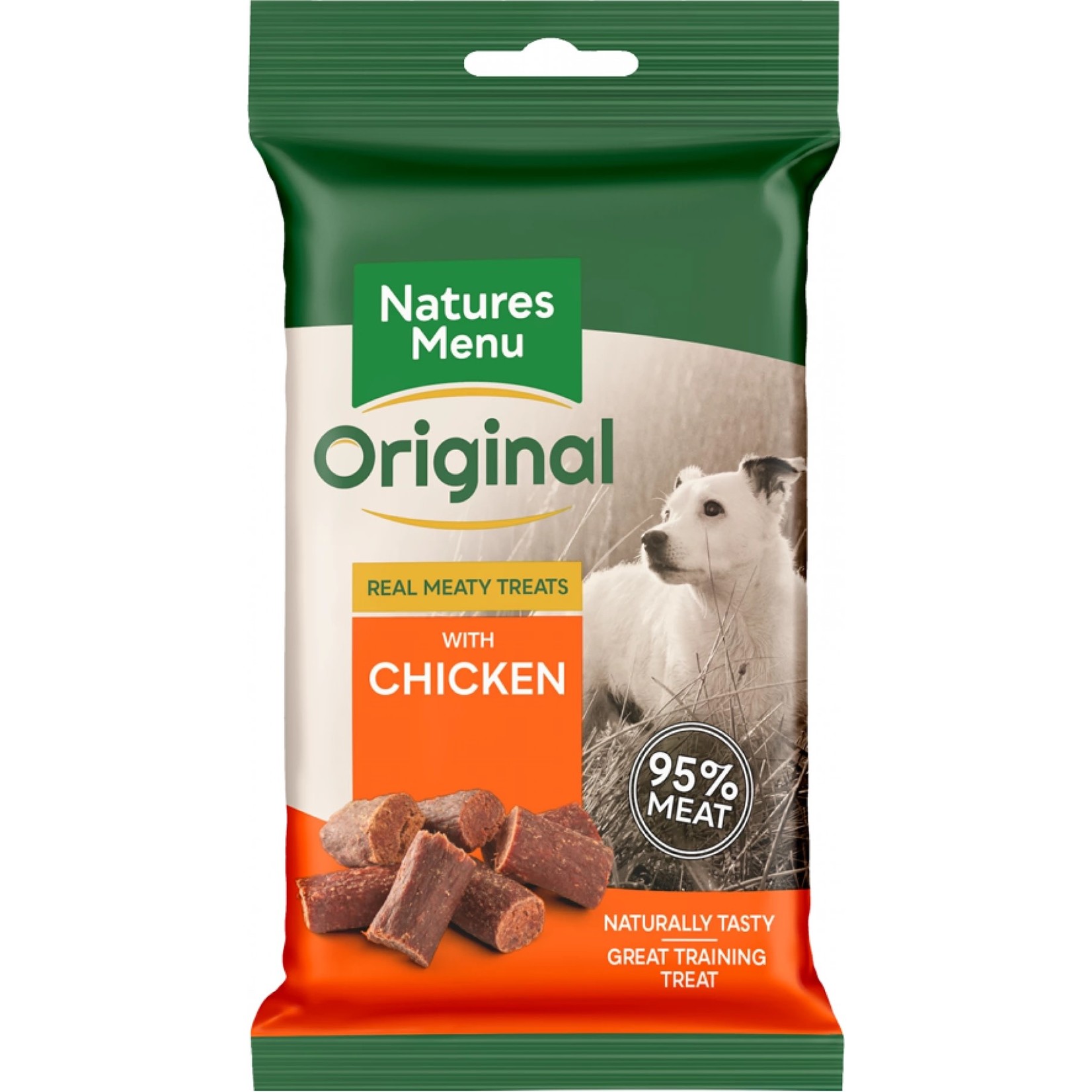 natures menu Real Meaty Mini Dog Treats, Chicken, 60g